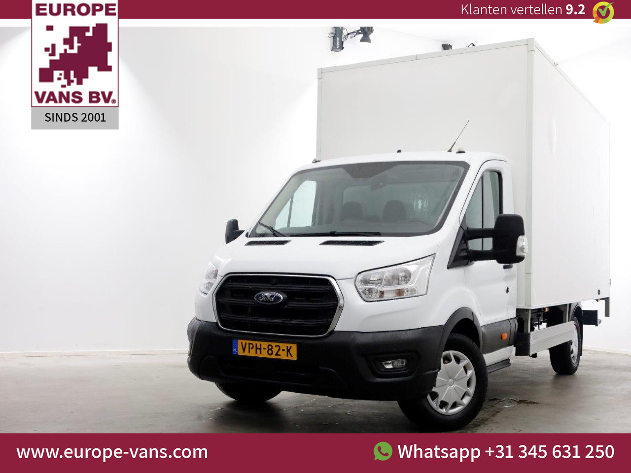 Ford Transit 350 2.0 TDCI 130pk Trend Bakwagen met achterdeuren H231cm 03-2022