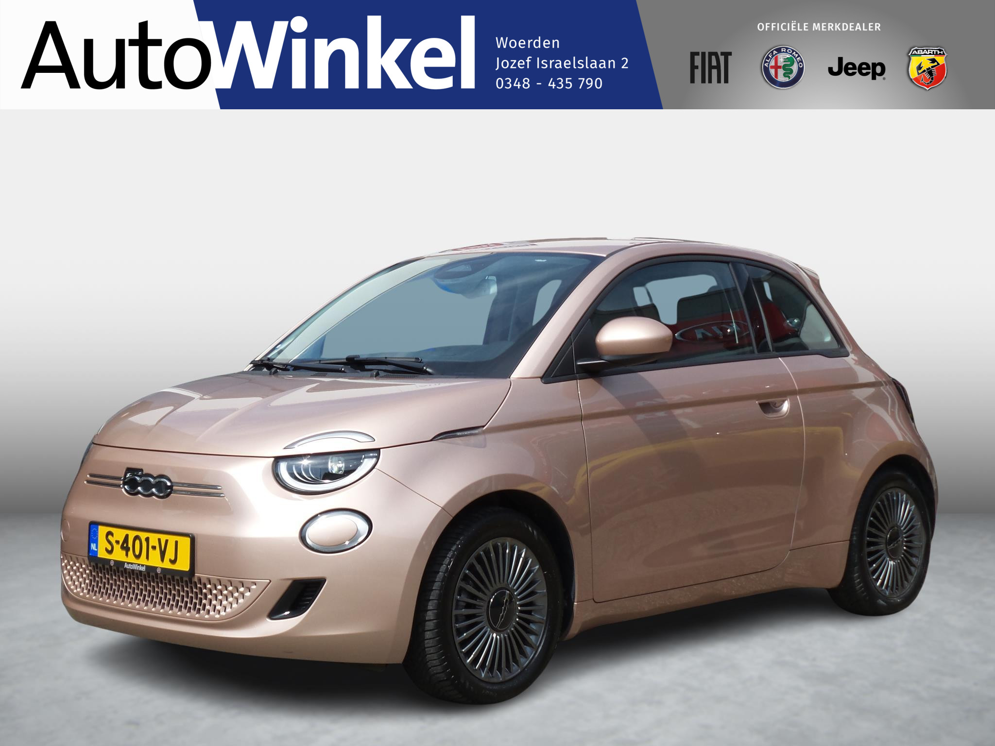 Fiat 500e Icon 42 kWh | Winterpack | Magic Eye | PDC | Navi | Keyless | SEPP Subsidie € 2.000,-