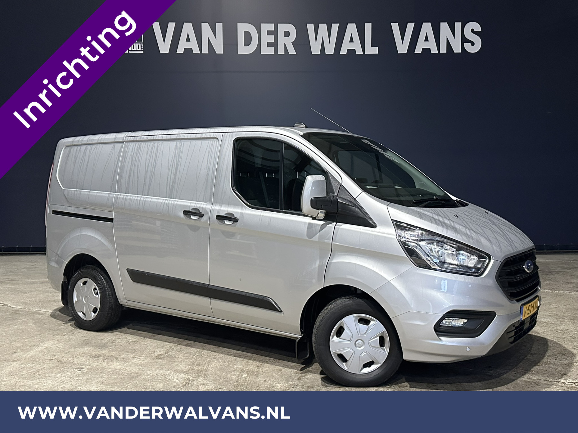 Ford Transit Custom 2.0 TDCI **BPM VRIJ voor de Ondernemer** L1H1 inrichting Euro6 Airco | Camera | Navigatie | Apple Carplay cruisecontrol, parkeersensoren, stoelverwarming, LED, verwarmde voorruit, bijrijdersbank, achterklep