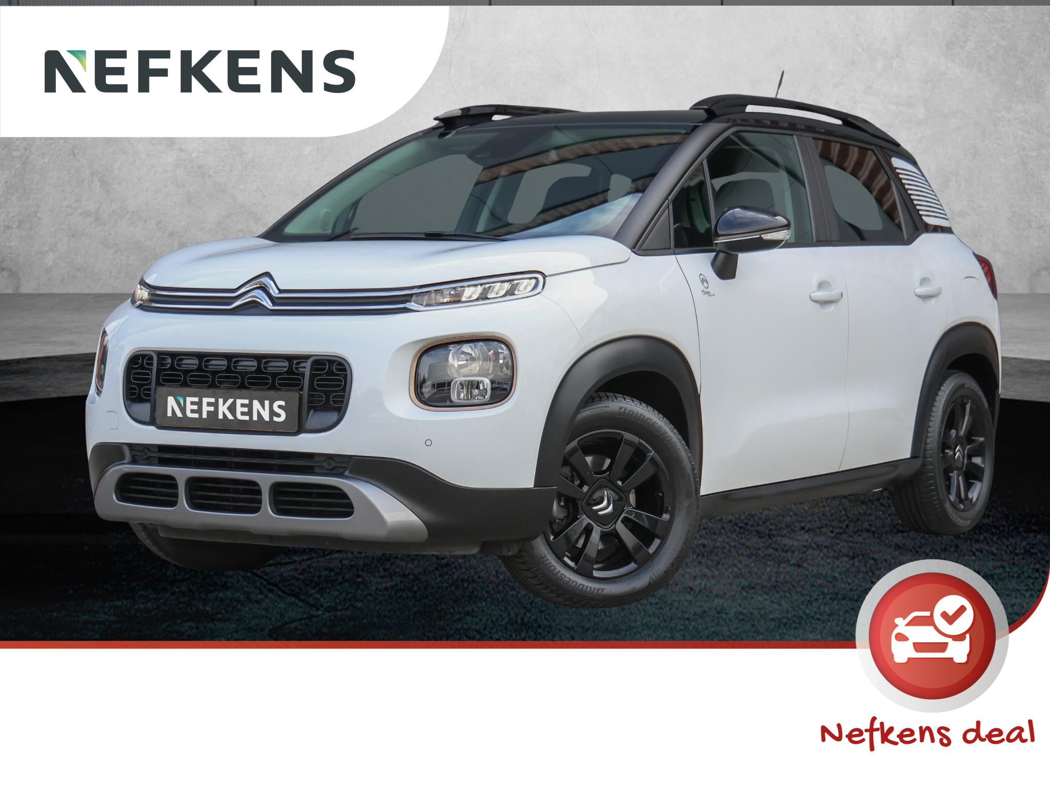 Citroën C3 Aircross 110pk P.T. C-Series (1ste eig./T.haak/LED/Camera/Climate/AppleCarPlay/LMV)