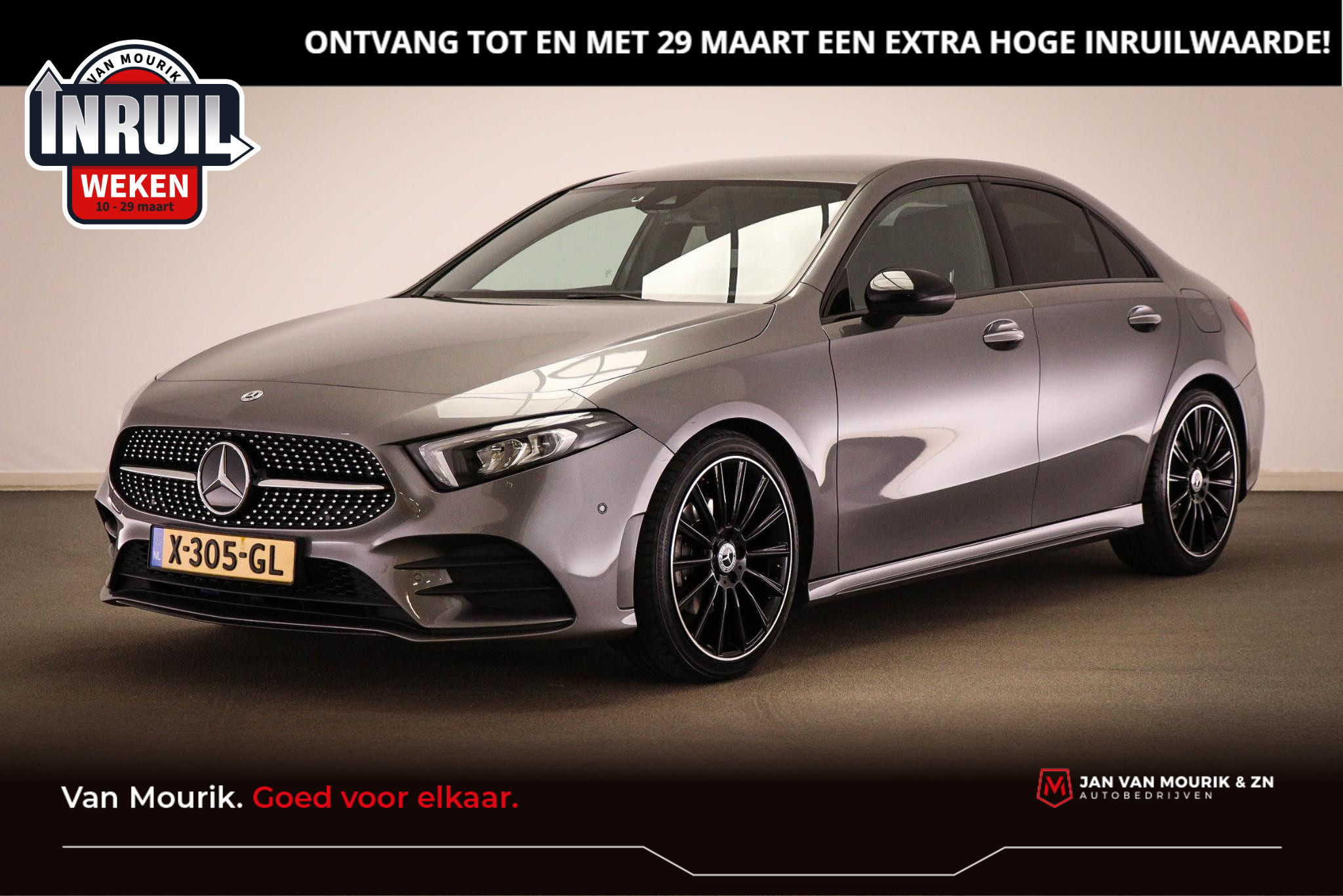 Mercedes-Benz A-Klasse 180 d Launch Edition Premium Plus | WIDESCREEN | SFEERVERLICHTING | APPLE | CAMERA | 19"