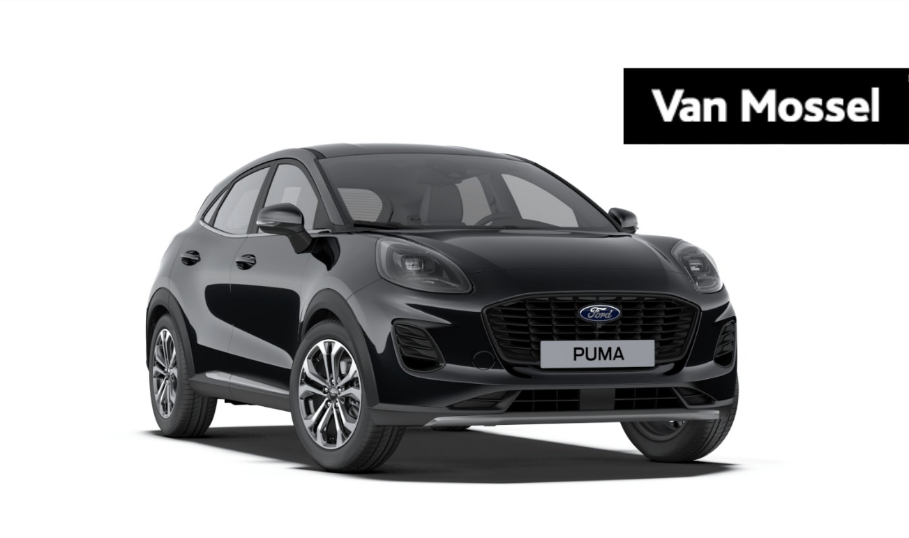 Ford Puma 1.0 EcoBoost Hybrid Titanium | FACELIFT | €2000,- FORD VOORDEEL | NU TE BESTELLEN | LEVERING VANAF JULI 2024 | AGATE BLACK |