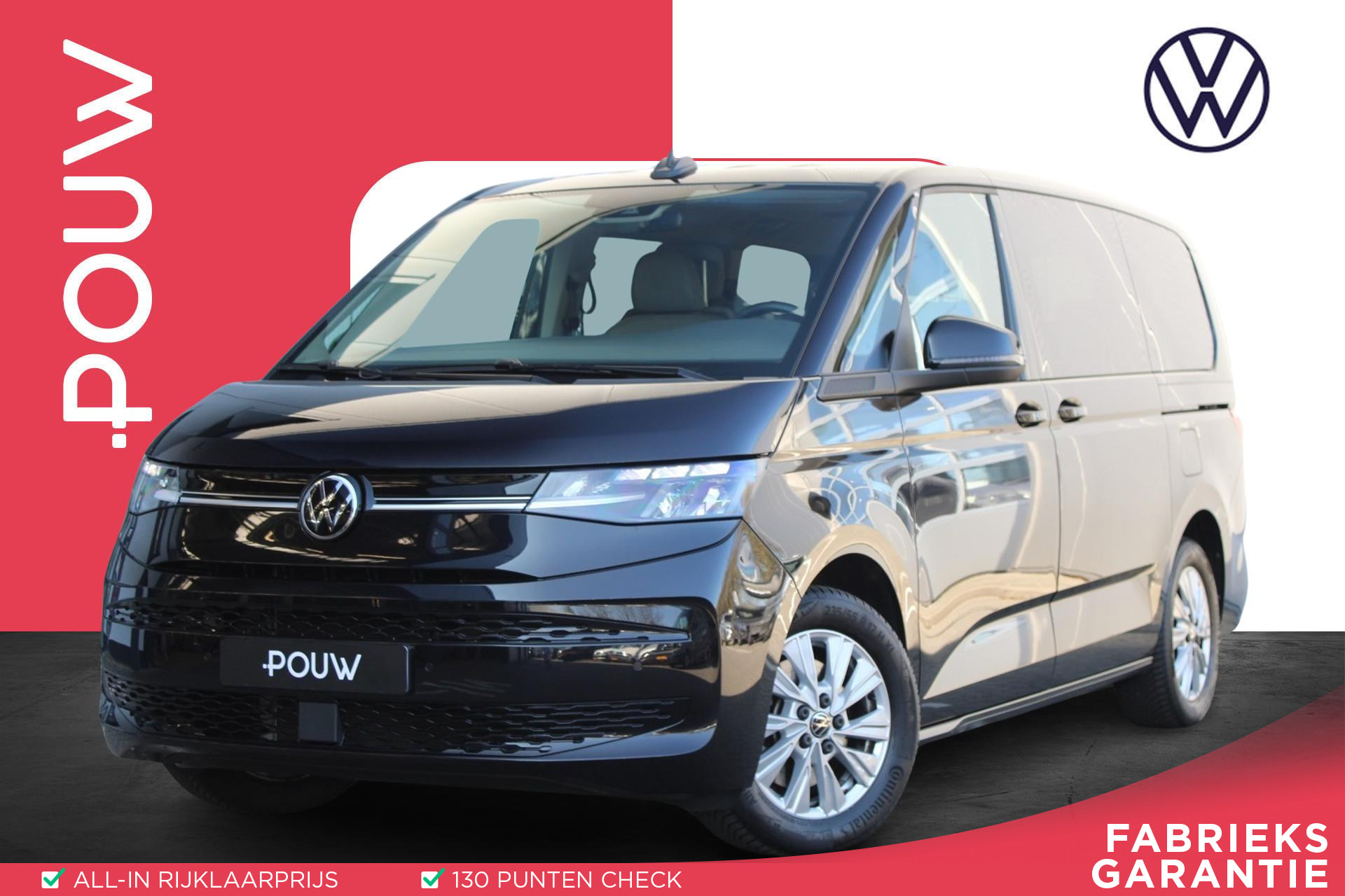 Volkswagen Multivan 1.4 eHybrid 218pk DSG L2 Life | Lederen Bekleding | Elektrische Deuren + Klep | 7-Zits | Climatronic | Trekhaak