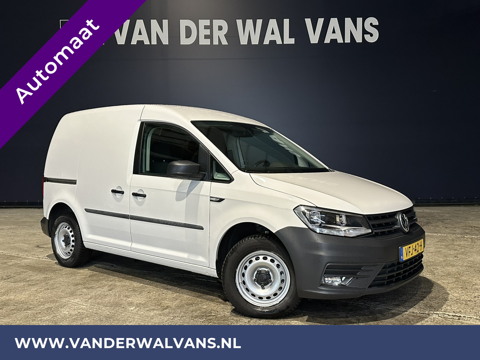 Volkswagen Caddy 2.0 TDI 102pk Automaat L1H1 Euro6 Airco | Navigatie | 1500kg Trekhaak | Cruisecontrol | LED Apple Carplay, Android Auto, Parkeersensoren, Zijdeur