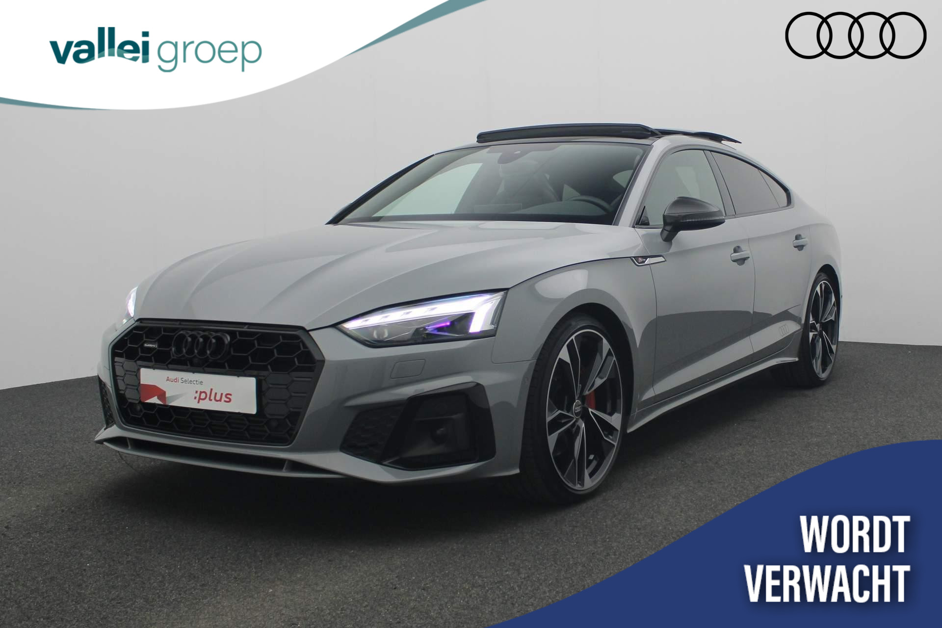 Audi A5 Sportback 45 TFSI 245 pk S-tronic quattro S edition Competition | Panoramadak | Trekhaak | Valcona Leder | Laser LED | Geheugen-/massagestoel
