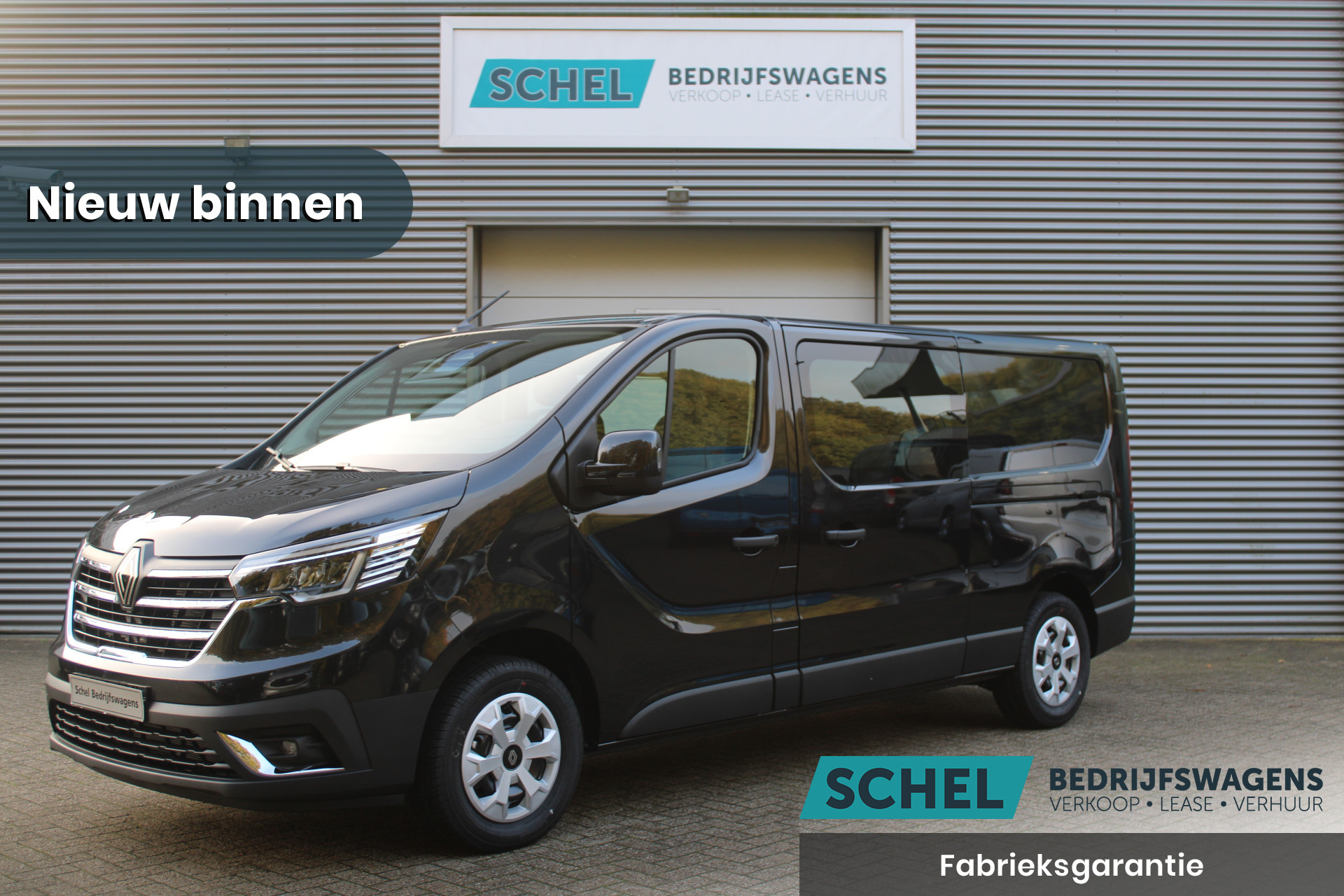 Renault Trafic 2.0 Blue dCi 130pk T29 L2H1 Advance Dubbele Cabine - Carplay - Android - 2x Schuifdeur - Passagiersstoel - Camera - LED - Rijklaar