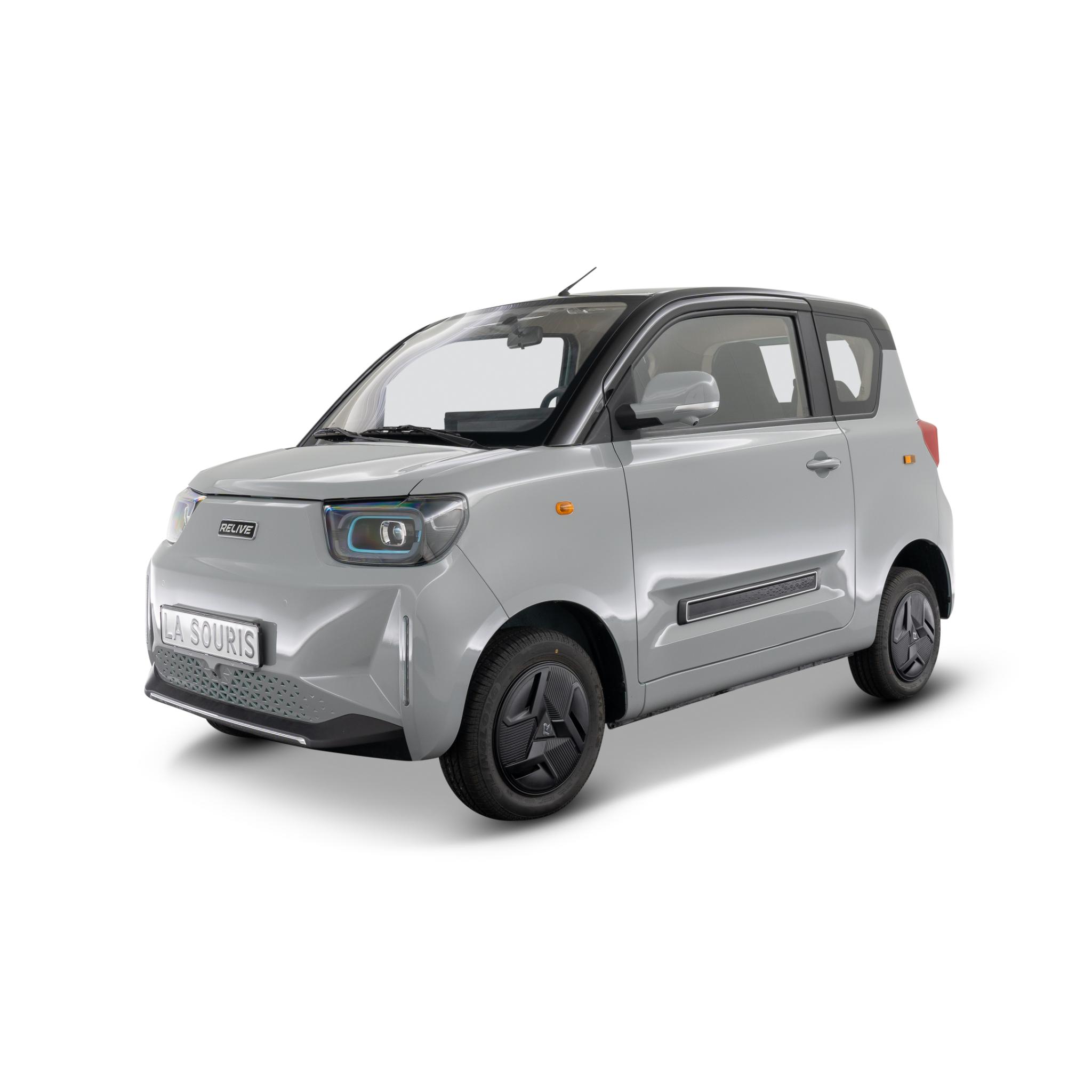 Relive N1 | La Souris | L7e categorie | 360 Camera | 170 KM Range | Screen Mirroring | Airco | Top snelheid 90 KM/H | 4 Persoons | Zijruiten | ISOFIX |