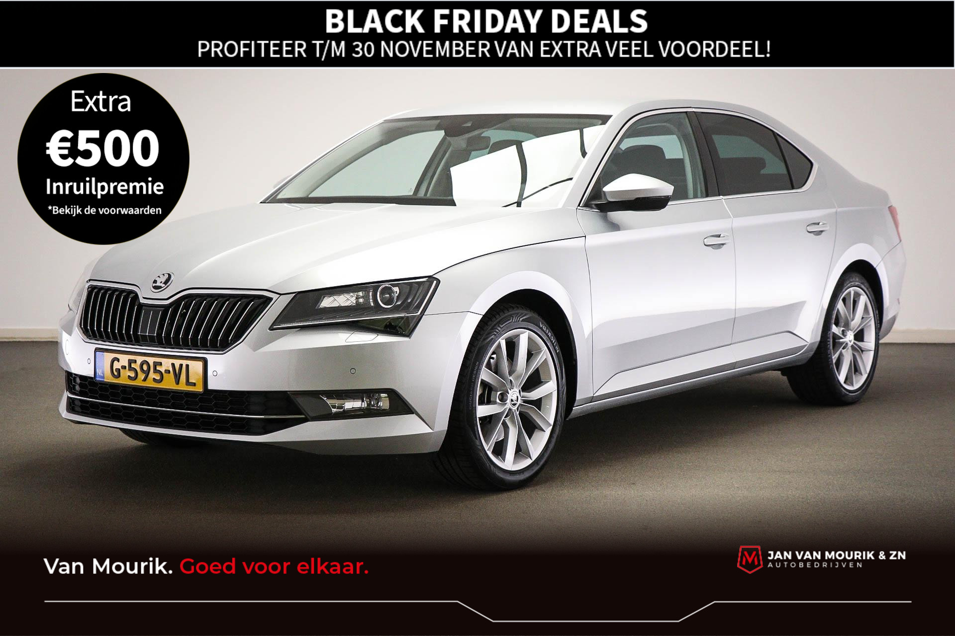 Škoda Superb 1.5 TSI ACT Business Edition | UPGRADE BUSINESS | SFEERVERLICHTING | CLIMA | ACC | NAVI | DAB | APPLE | DRAADLOZE LADER | PDC | CAMERA | TREKHAAK | 18"