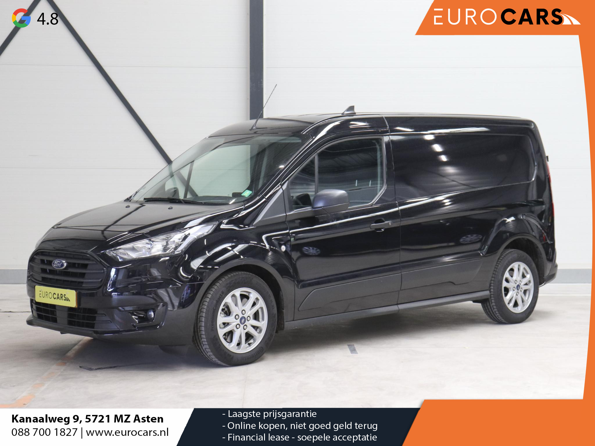 Ford Transit Connect 1.5 EcoBlue L2 Trend Automaat Navigatie Airco Parkeersensoren Cruise Control 3Zits Camera DAB+