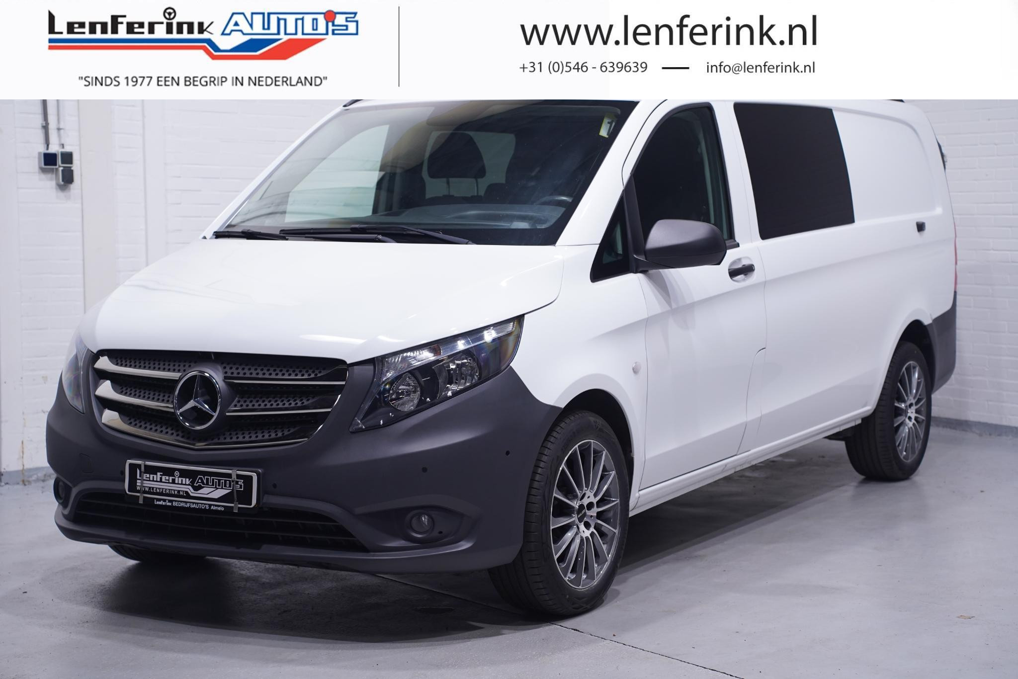 Mercedes-Benz Vito 116 CDI 163 pk L3 Dubbel Cabine Navi, Camera 18" LMV, Dakrails, Airco, Cruise control, PDC V+A, 5-Zits