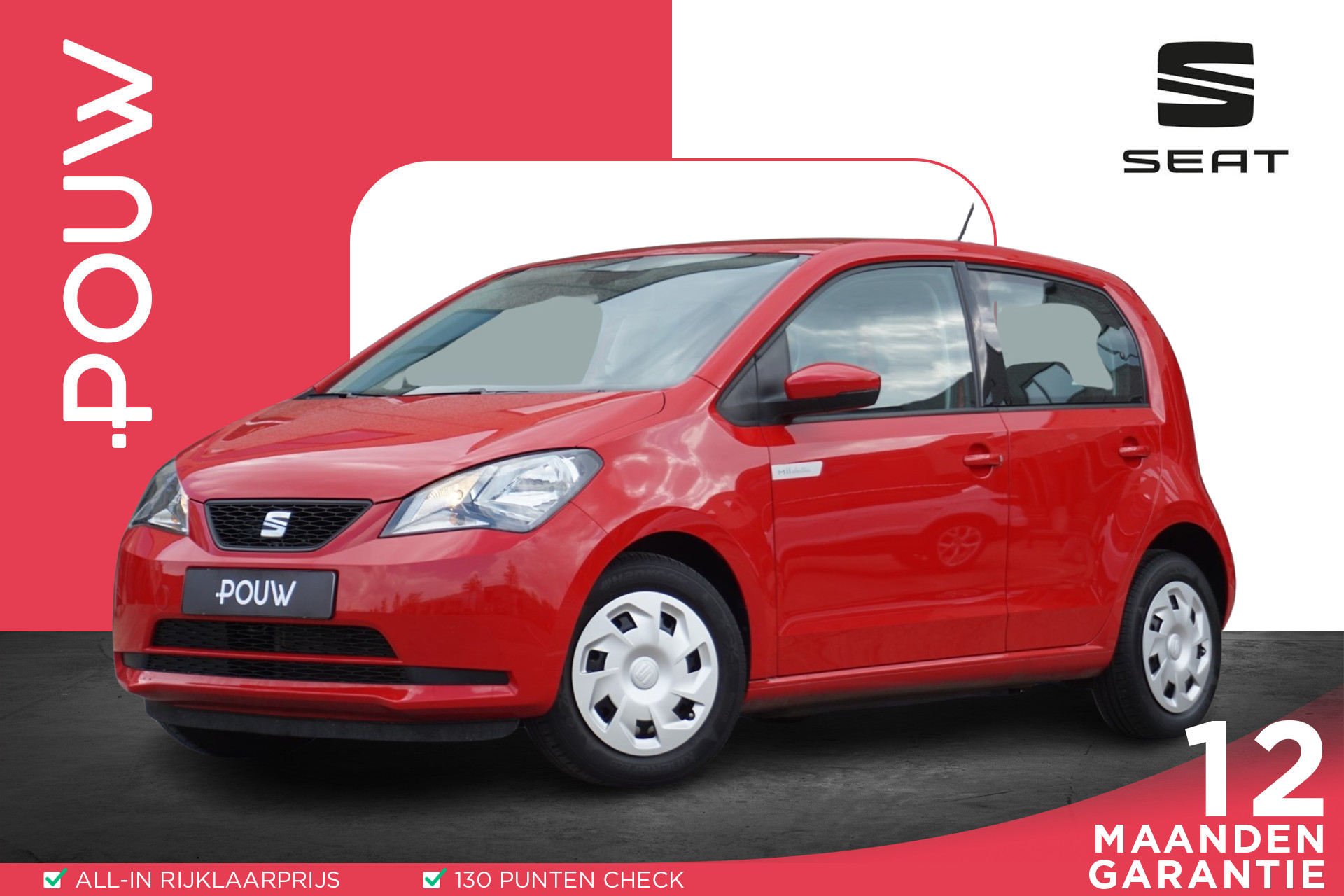 SEAT Mii Electric 83pk | PDC Achter | Climatronic | LaneAssist