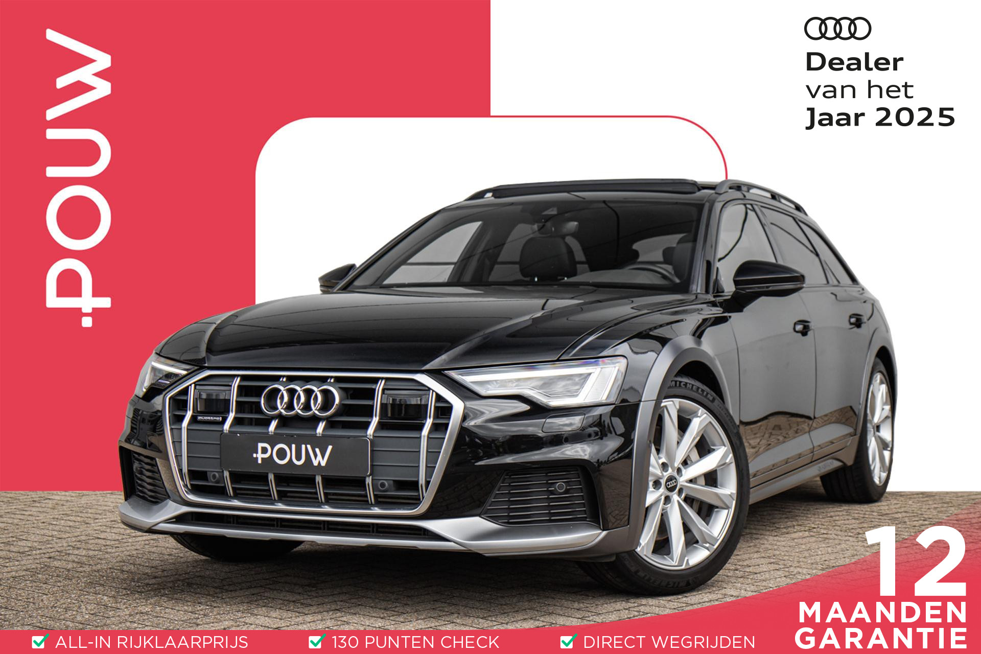 Audi A6 Allroad quattro 55 TFSI 340pk Pro Line Advanced | Panoramadak | 20" LM Velgen | Adaptive Cruise | Trekhaak