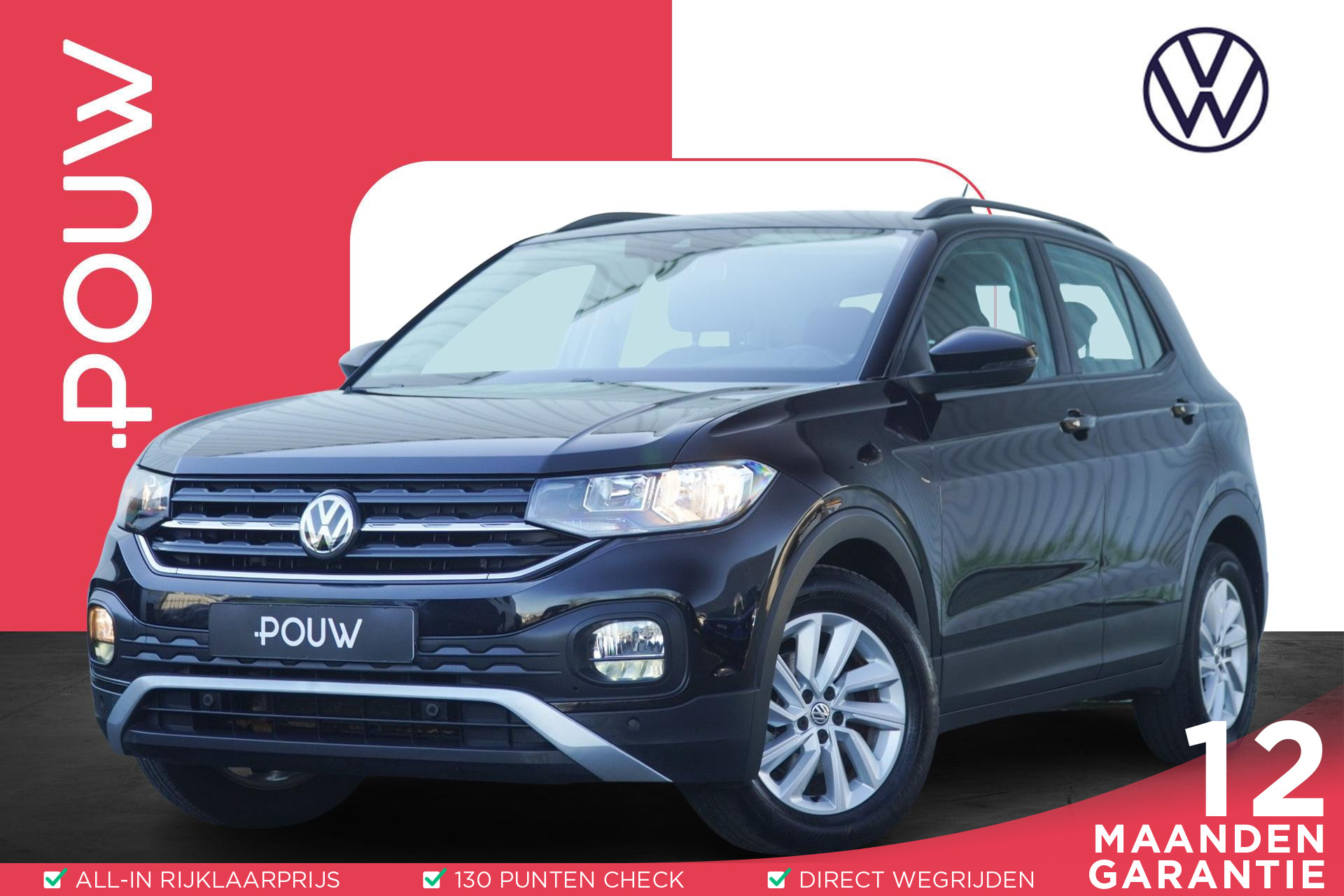 Volkswagen T-Cross 1.0 TSI 95pk Life | Adaptive Cruise | Navigatie | Parkeersensoren