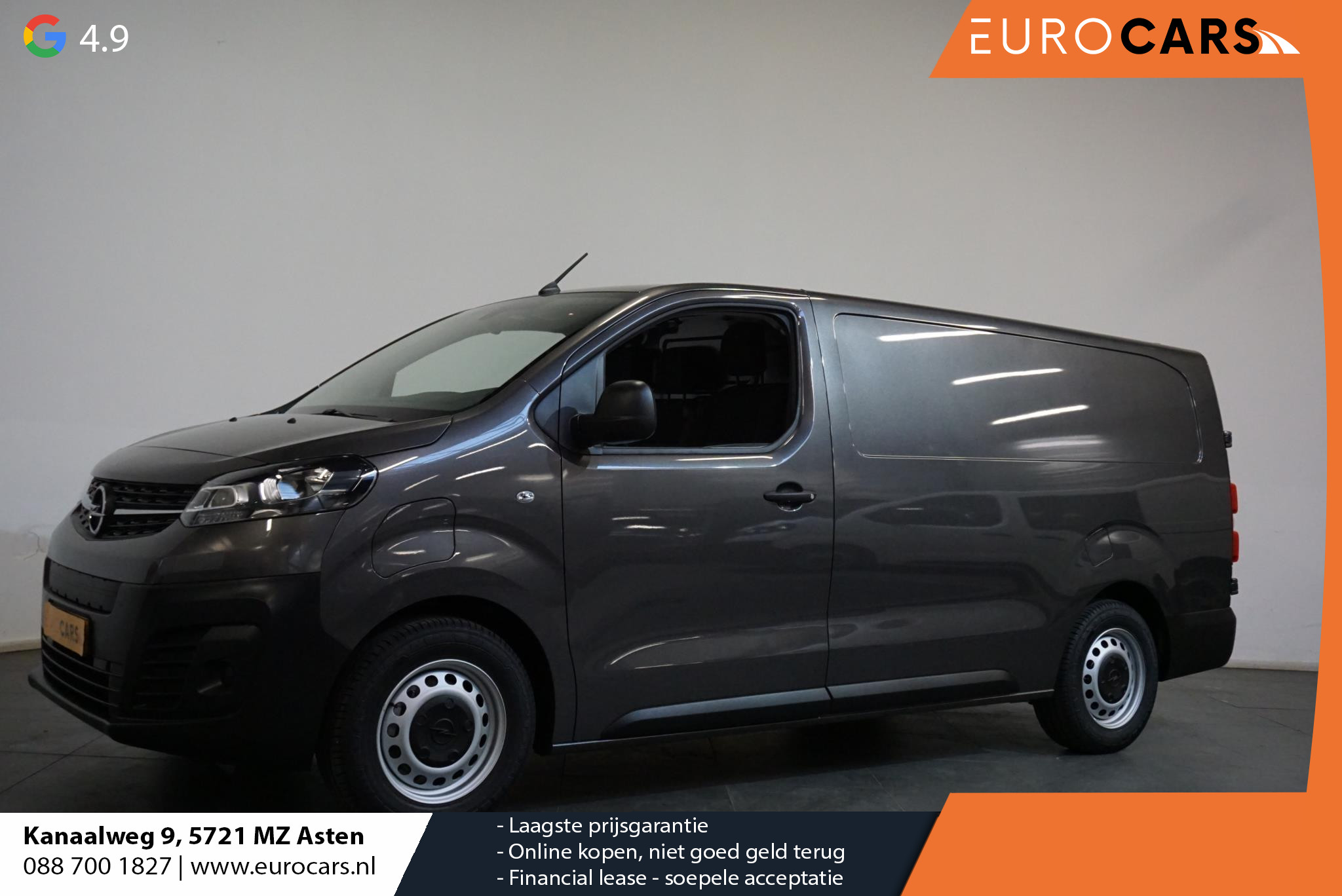 Opel Vivaro-e L3H1 Edition 75 kWh Automaat Airco Navi Cruise Control Parkeersensoren Camera WLTP 317 km actieradius