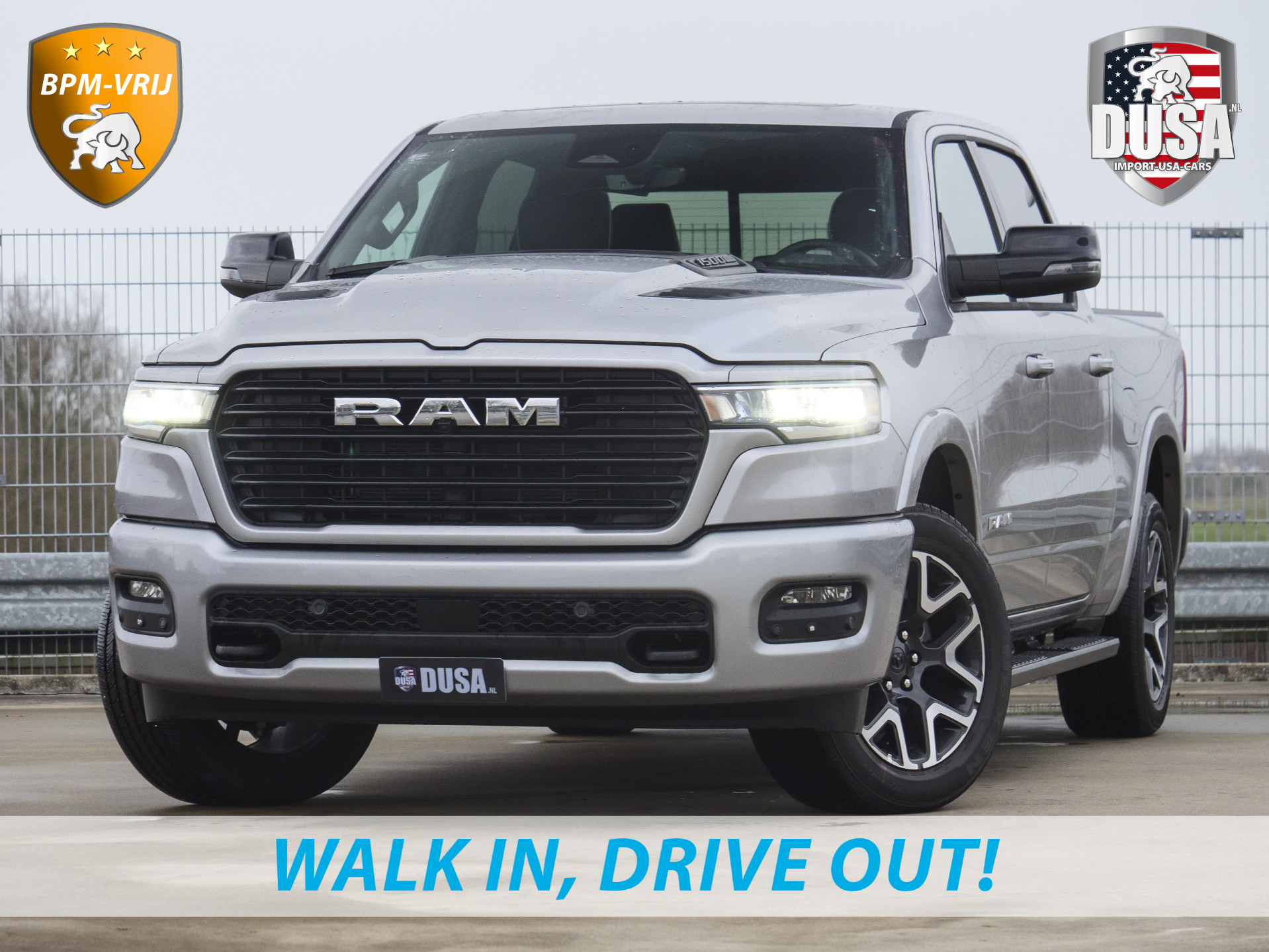 Dodge Ram 1500 | Laramie | Sport | Crew Cab | 4X4 | 2025 | Panorama | 12-inch Touchscreen | INCL BPM-VOORDEEL Getoonde accessoires zijn verkrijgbaar tegen meerprijs