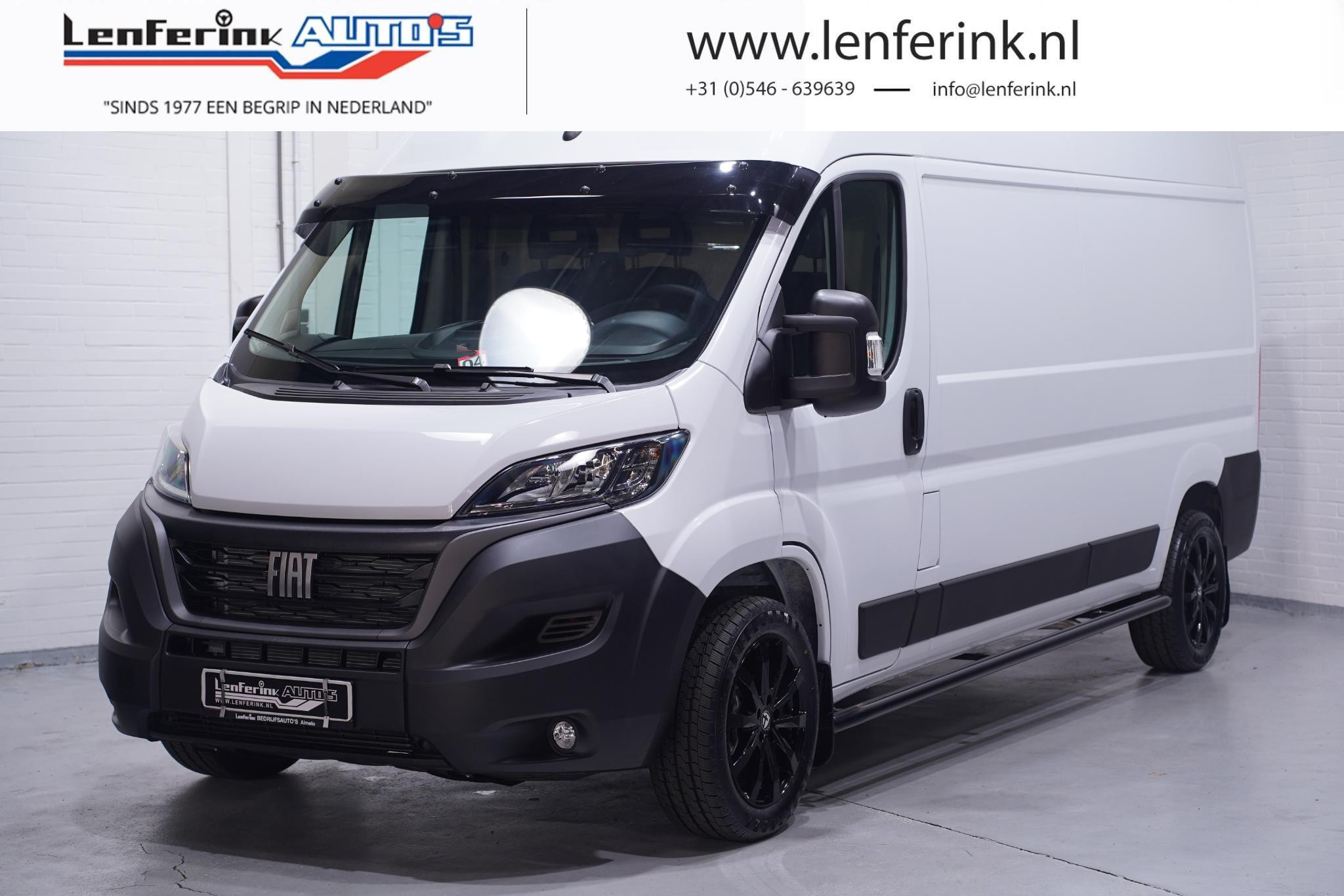 Fiat Ducato 2.2 MultiJet 140 pk L3H2 Black&White Edition Airco Cruise Control, 18" LMV Zwart, Sidebars, Zonneklep, 3-Zits Nieuw