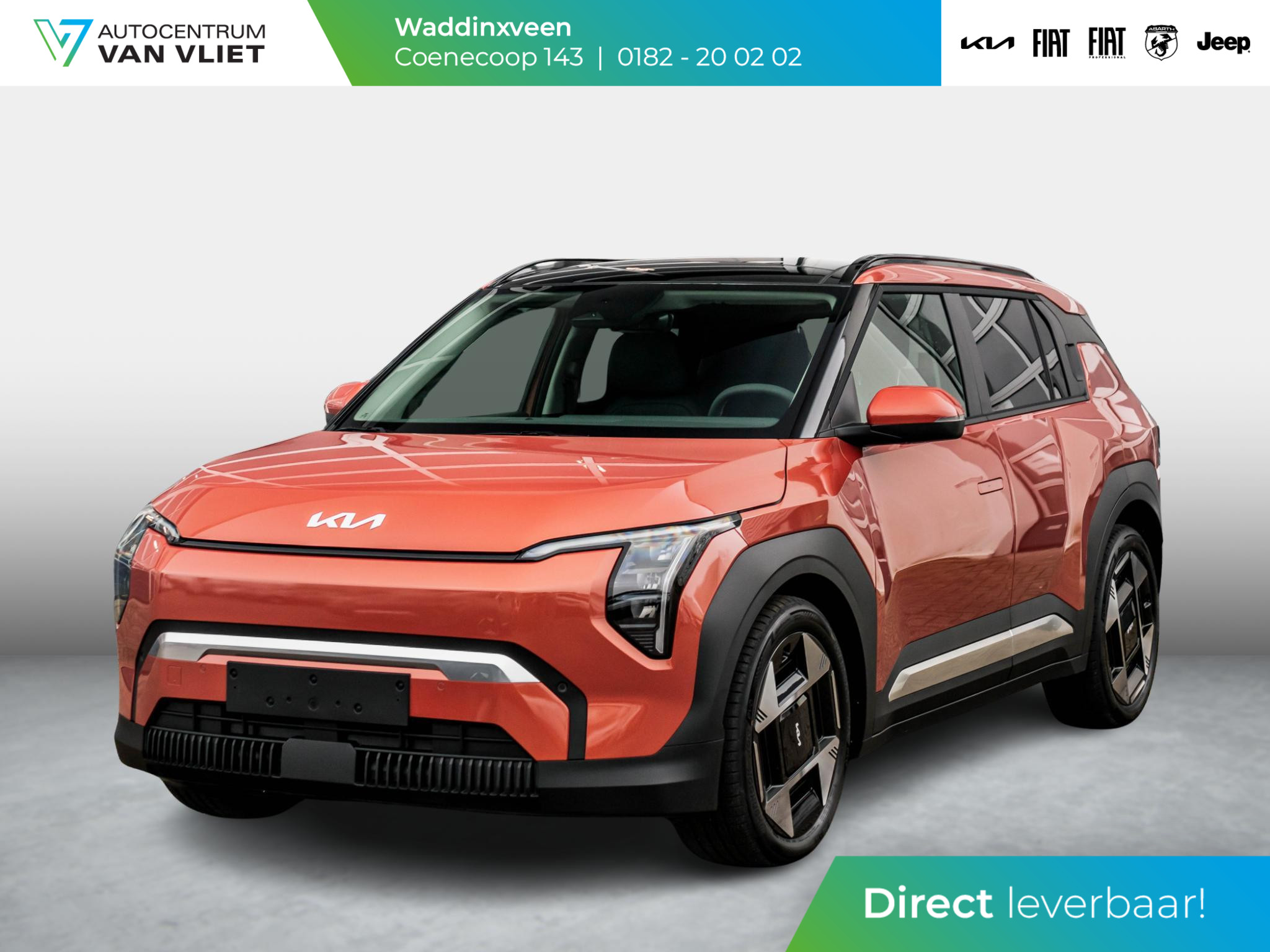 Kia EV3 Plus Advanced 81.4 kWh | 600km Rijbereik | Navi | 19" | Adapt. Cruise | Clima | Schuif/Kanteldak | Stoel&Stuurverw. | Priv Glass | BSM | Harman Kardon | Private Lease € 607,- Actie !