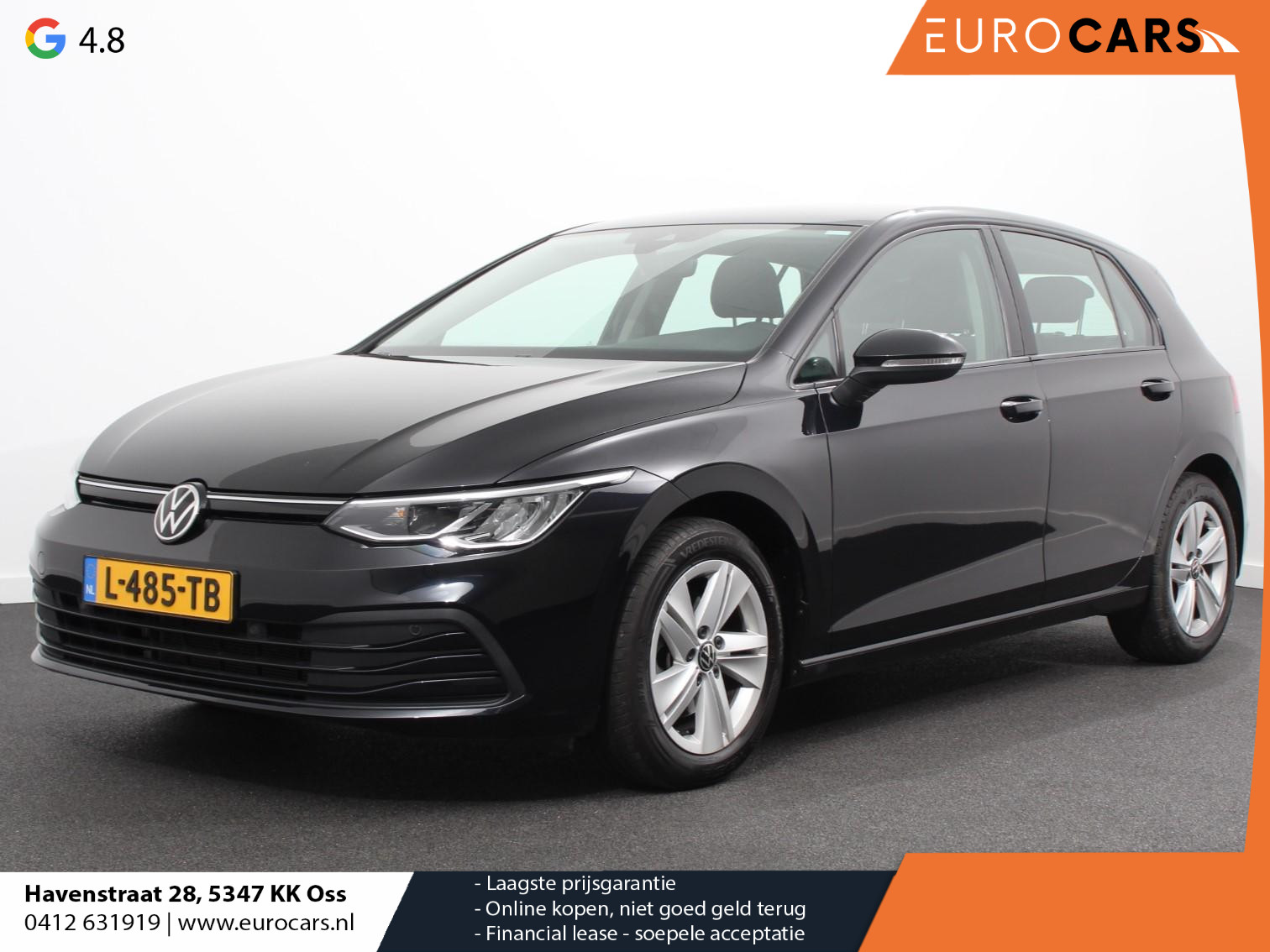 Volkswagen Golf 1.5 TSI 130pk Life | Navigatie | Climate Control | Cruise control adaptief | Parkeer sensoren | Trekhaak | Stoelverwarming | DAB | Led | Lichtmetalen Velgen