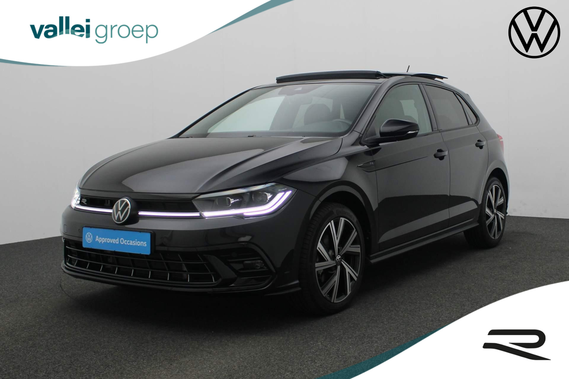 Volkswagen Polo 1.0 TSI 110PK DSG R-Line Business | Pano | IQ Light | Stoelverwarming | Camera | ACC | Keyless | Apple Carplay / Android Auto | 17 inch