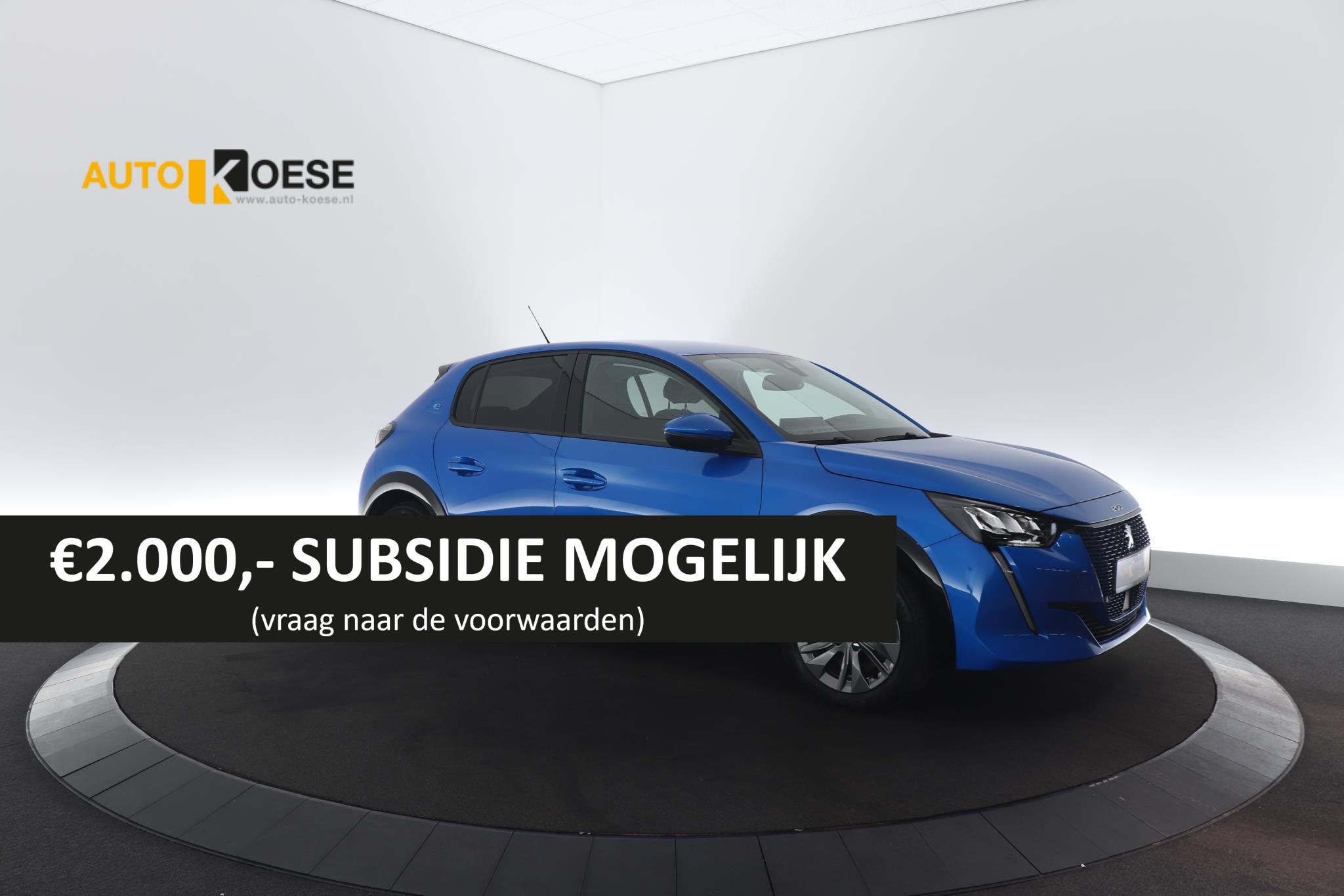 Peugeot e-208 EV Blue Lease Allure 50 kWh | €2.000 Subsidie | 3 FASE | Camera | Navigatie | Parkeersensoren | Apple Carplay