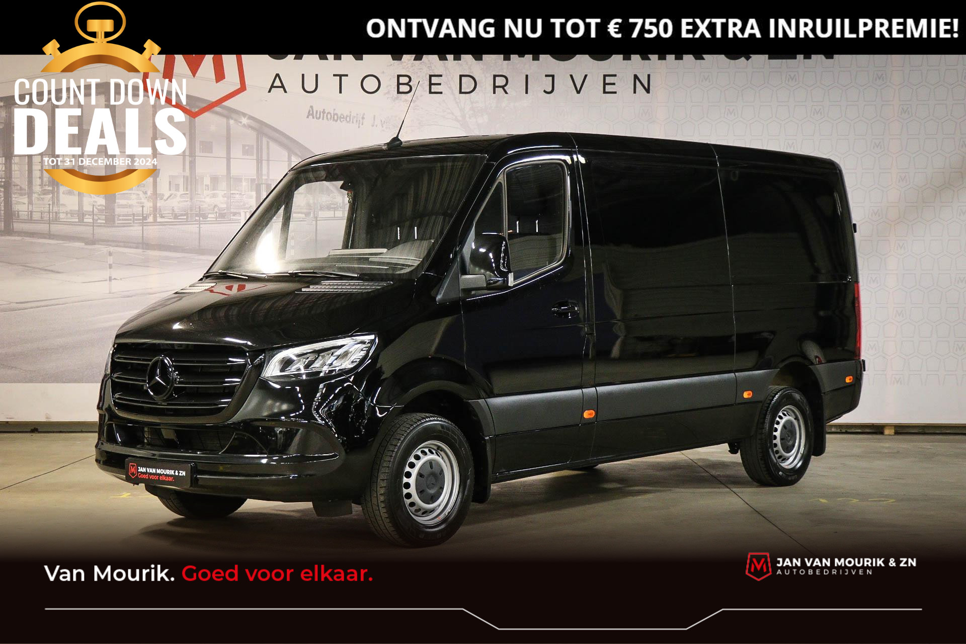 Mercedes-Benz Sprinter 317 1.9 CDI L2H1 RWD | STANDKACHEL | LED | AIRCO | CRUISE | DAB | APPLE | CAMERA | TREKHAAK