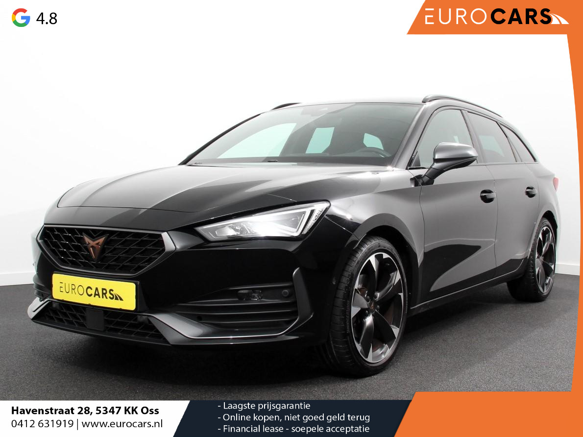 CUPRA Leon Sportstourer 1.5 eTSI Business Edition High | Navigatie | Apple Carplay/Android Auto | Navigatie | Apple Carplay/Android Auto | Adaptive Cruise Control | Camera | Trekhaak met afneembare kogel | Parkeersensor achter | Stuur- en stoelverwarming |