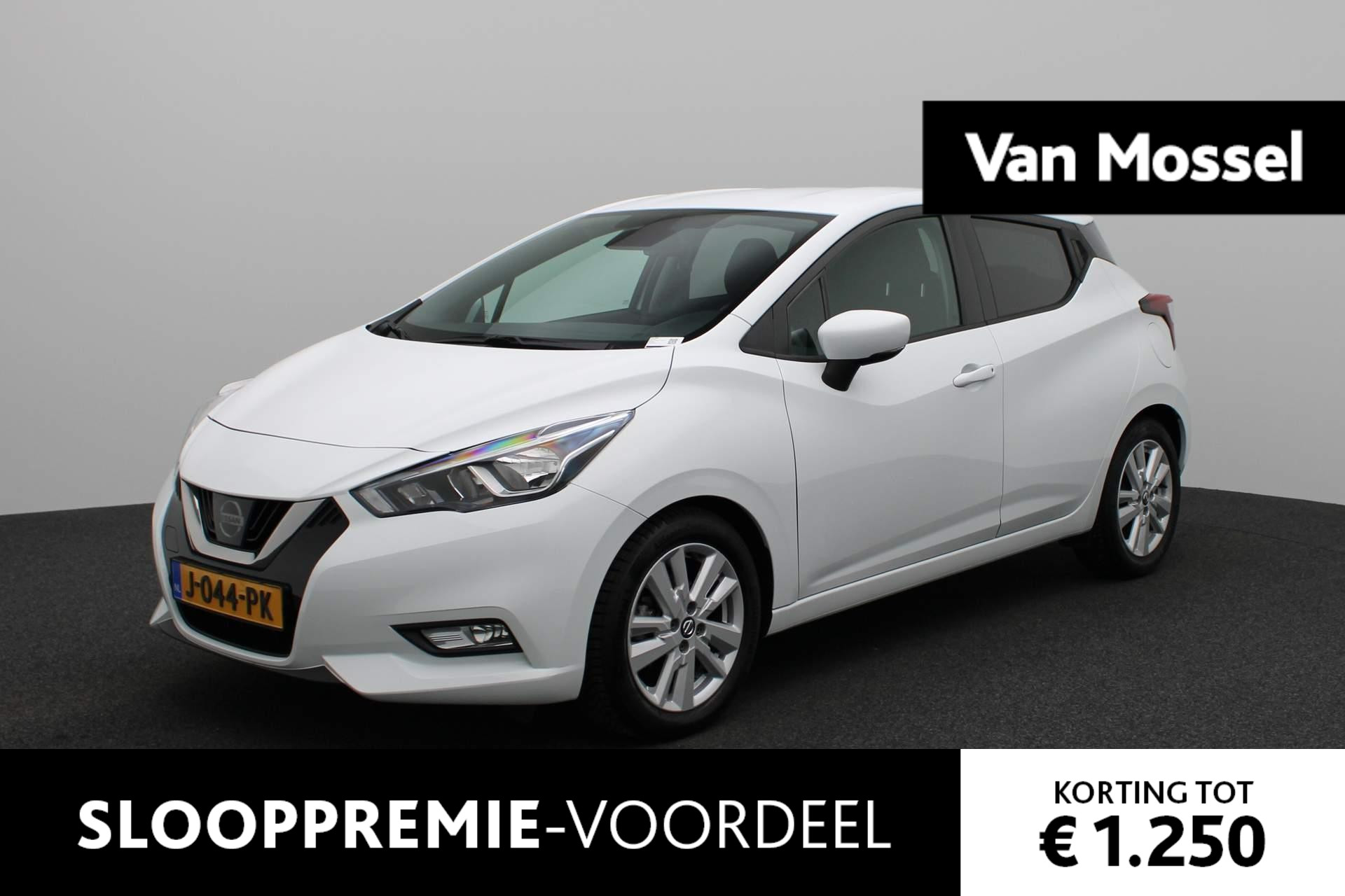 Nissan Micra 1.0 IG-T N-Connecta | Apple-Android Play | Navi | Airco | Camera | Cruise | PDC | Connect Pack | Parelmoer Wit |