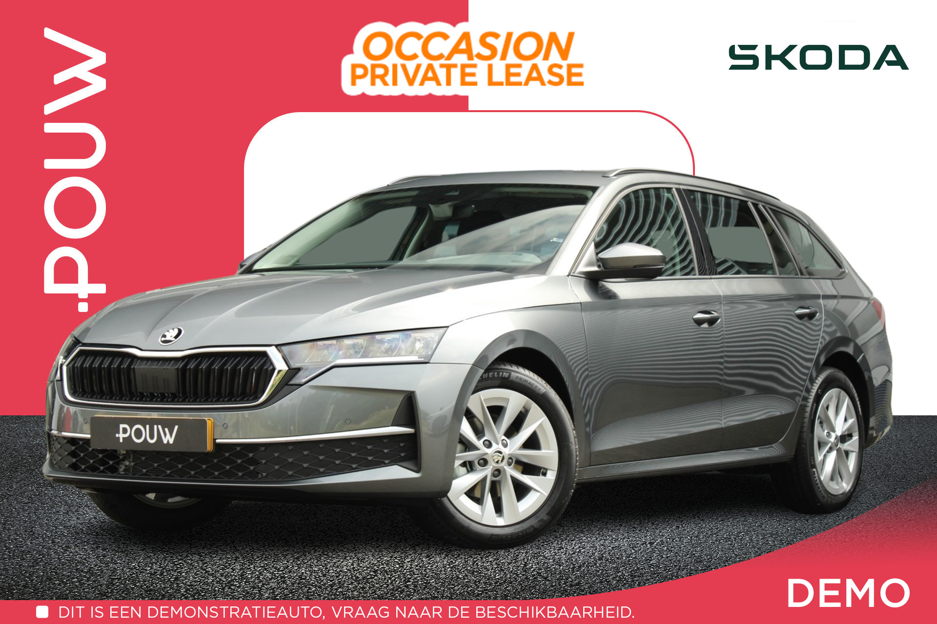 Škoda Octavia Combi 1.5 TSI 115pk DSG MHEV First Edition | Trekhaak Wegklabaar | 17" Velgen | Smartlink Navigatie