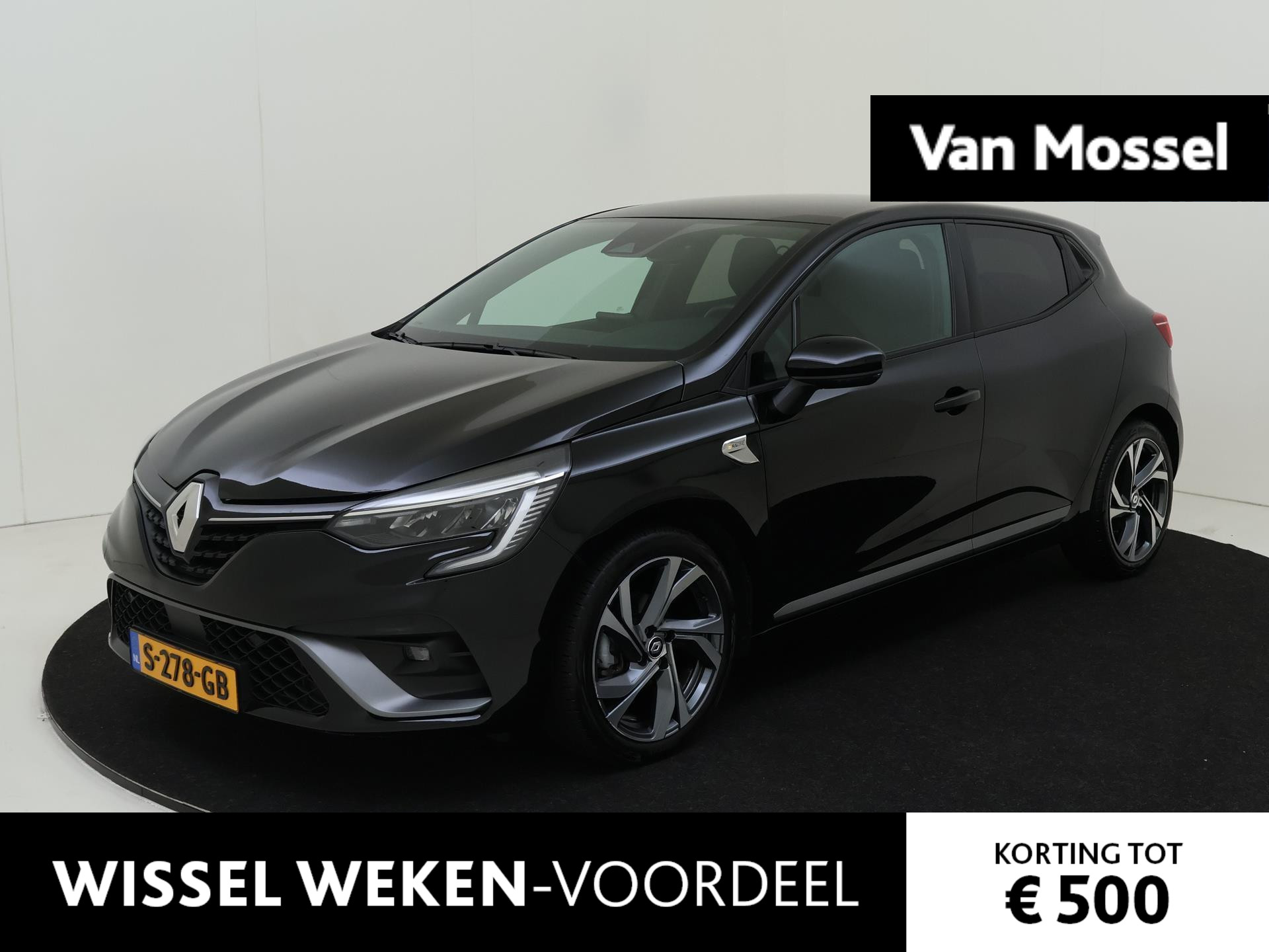 Renault Clio 1.0 TCe 90PK R.S. Line | Stoelverwarming | Achteruitrijcamera | Navigatie 9,3'' | Parkeersensoren | Climate Control | Lichtmetalen velgen 17"