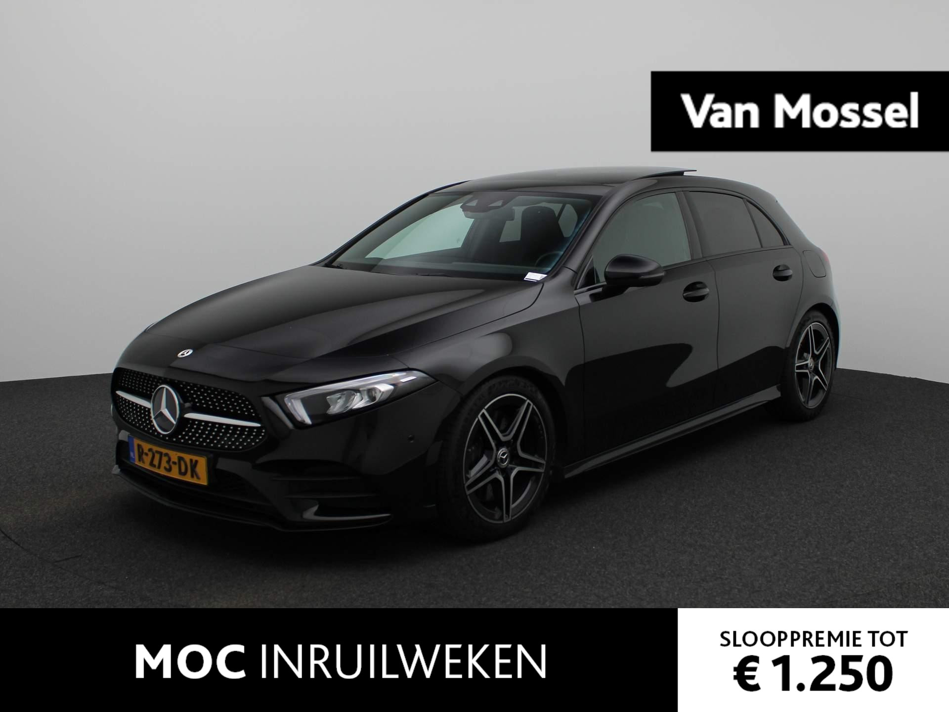 Mercedes-Benz A-Klasse 250 Premium Plus | Climate Control | Lichtmetalen Velgen | Navigatie | HALF-LEDER | Parkeersensoren | LED | SCHUIF-DAK |