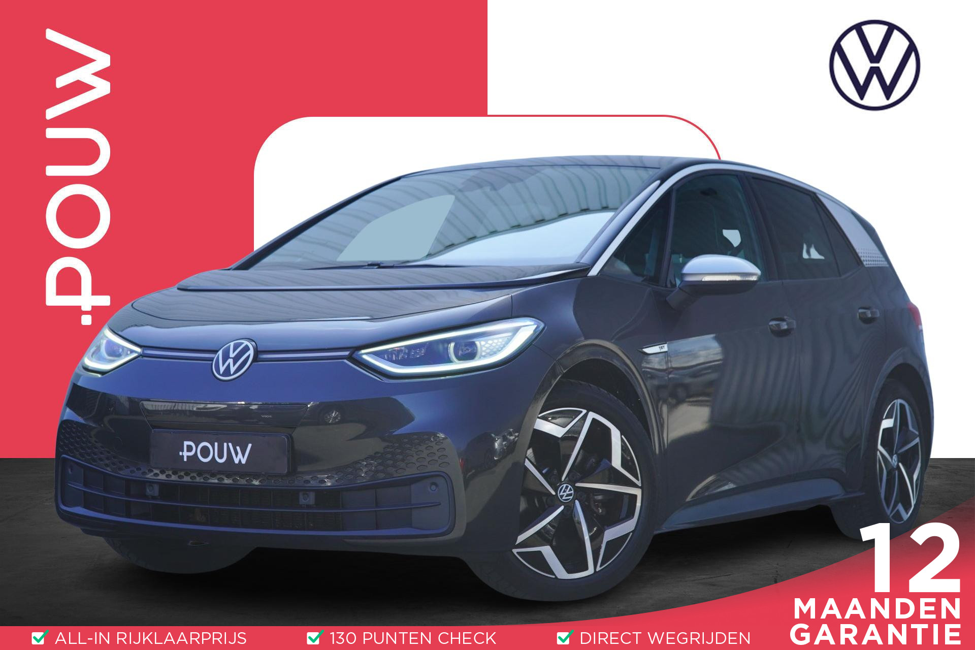 Volkswagen ID.3 204pk First Plus 58 kWh | Matrix LED | Stoelverwarming | Adaptive Cruise