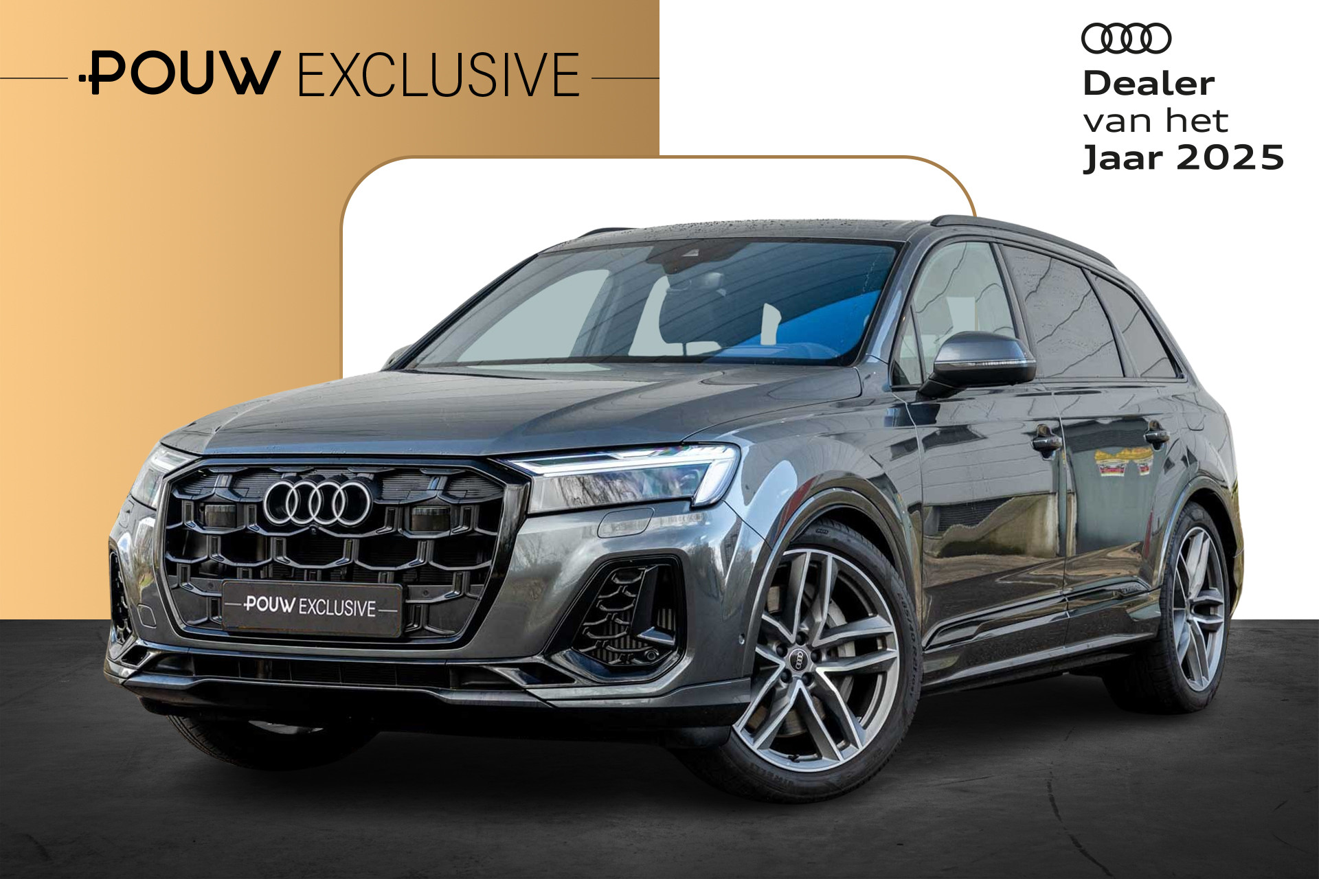 Audi Q7 55 TFSIe 380pk PHEV quattro Pro Line S | Panoramadak | Adaptive Air Suspension | Vierwielbesturing | Bang & Olufsen Premium 3D