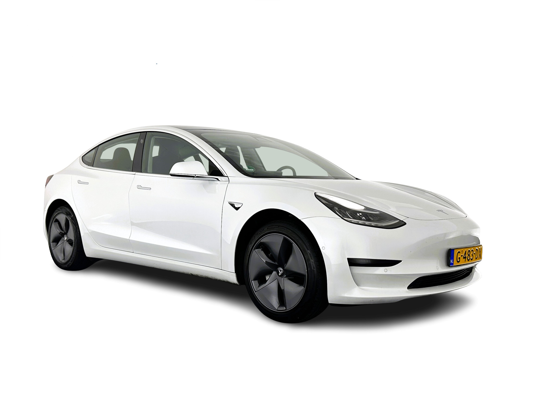 Tesla Model 3 Standard RWD Plus 60 kWh (INCL-BTW) Aut. *PANO | TOWBAR | AUTO-PILOT | NAPPA-LEATHER | KEYLESS | FULL-LED | MEMORY-PACK | SURROUND-VIEW | DAB | APP-CONNECT | DIGI-COCKPIT | LANE-ASSIST | COMFORT-SEATS | 18"ALU*