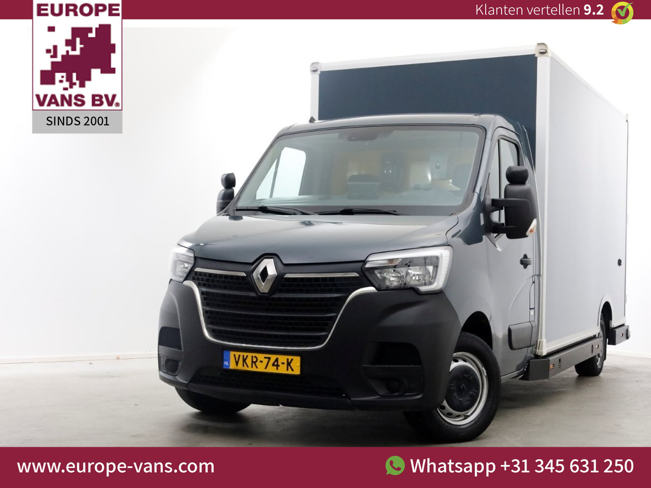 Renault Master T35 2.3 DCI 150pk Automaat Lowliner Bakwagen met deuren 06-2021