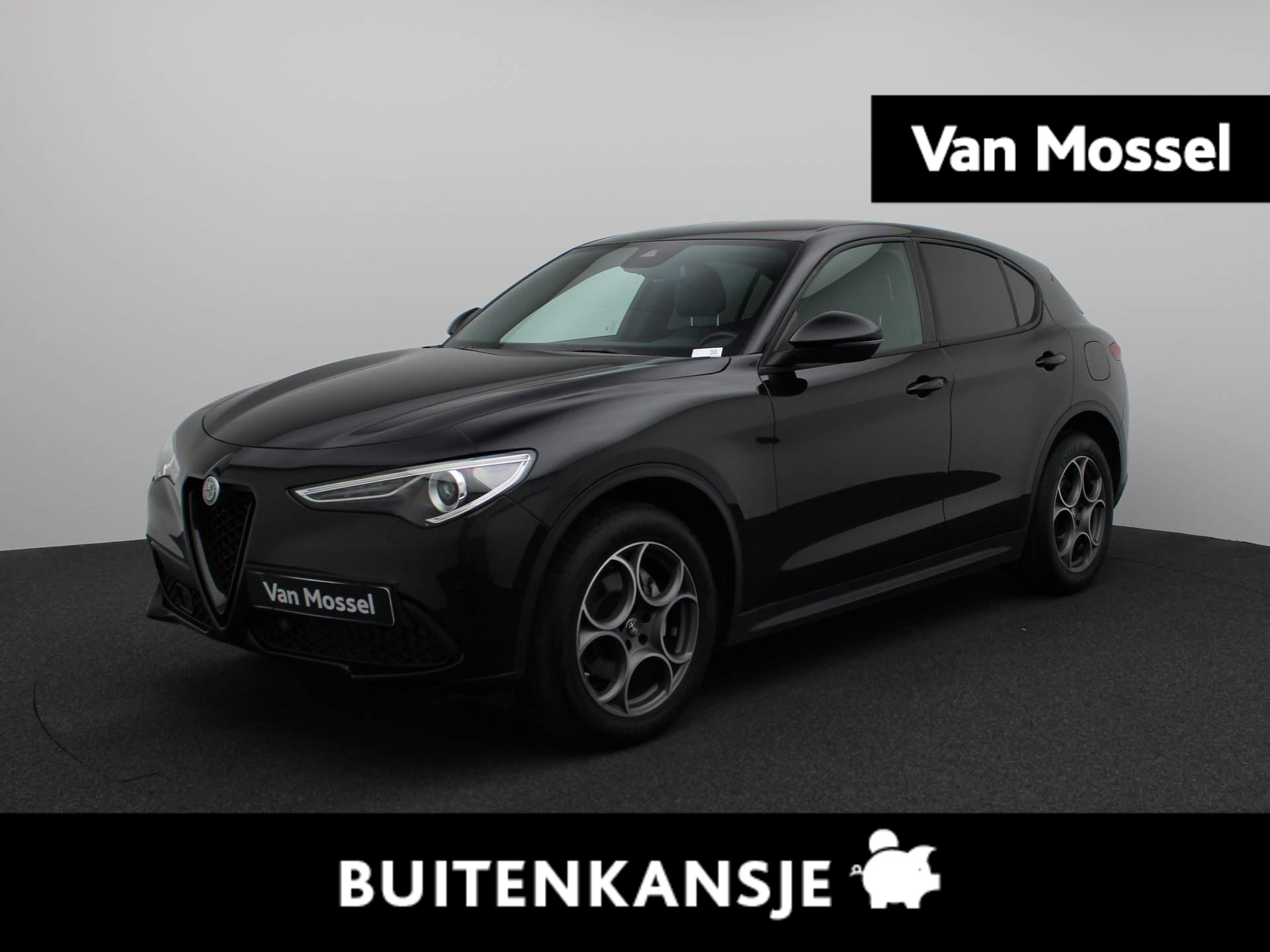 Alfa Romeo Stelvio 2.0 T AWD Sprint | NAVIGATIE | ACHTERUITRIJCAMERA | HALF-LEDER | PARKEERSENSOREN V+A | ELEKTRISCHE ACHTERKLEP | CLIMATE CONTROL | ADAPTIVE CRUISE CONTROL | BI-XENON KOPLAMPEN |