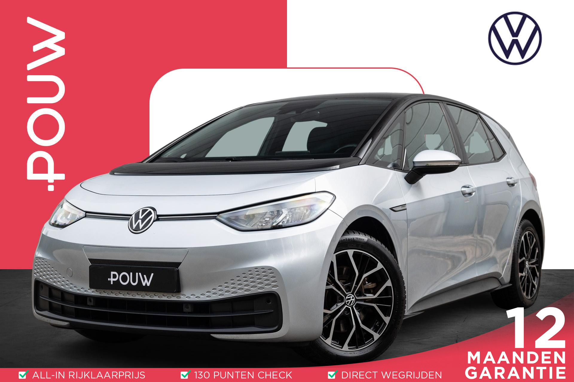 Volkswagen ID.3 204pk Life 58 kWh | SoH 94% | Steunhaak | Stoelverwarming | Navigatie