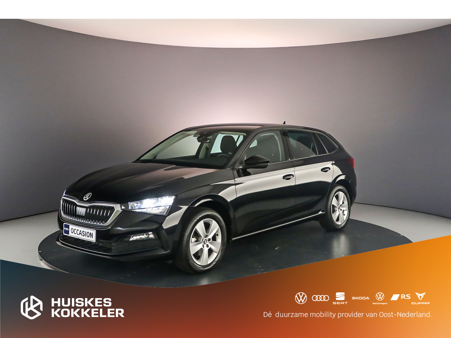 Škoda Scala Ambition 1.0 TSI 110pk DSG Automaat Cruise control, Airco, Radio, DAB, LED verlichting, Parkeersensor achter, App connect