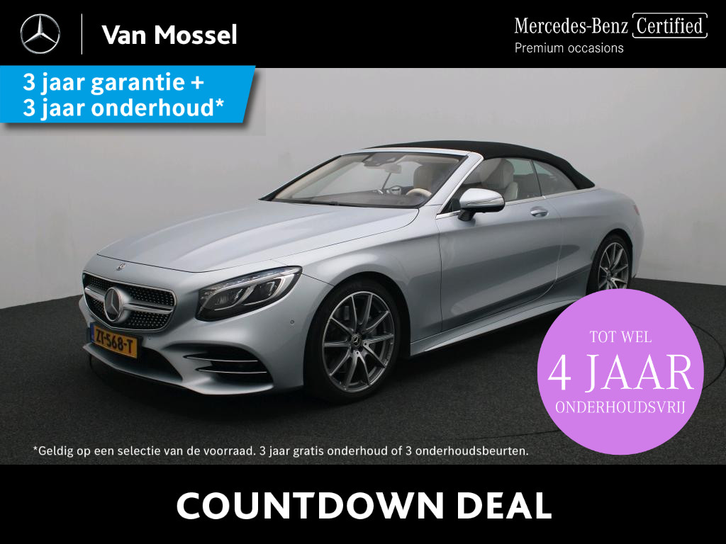 Mercedes-Benz S-Klasse Cabrio 560 Premium Plus / AMG/ 20 Inch/ DISTRONIC/ AIRCAP/ AIRSCARF/ 360 camera/ NL Auto