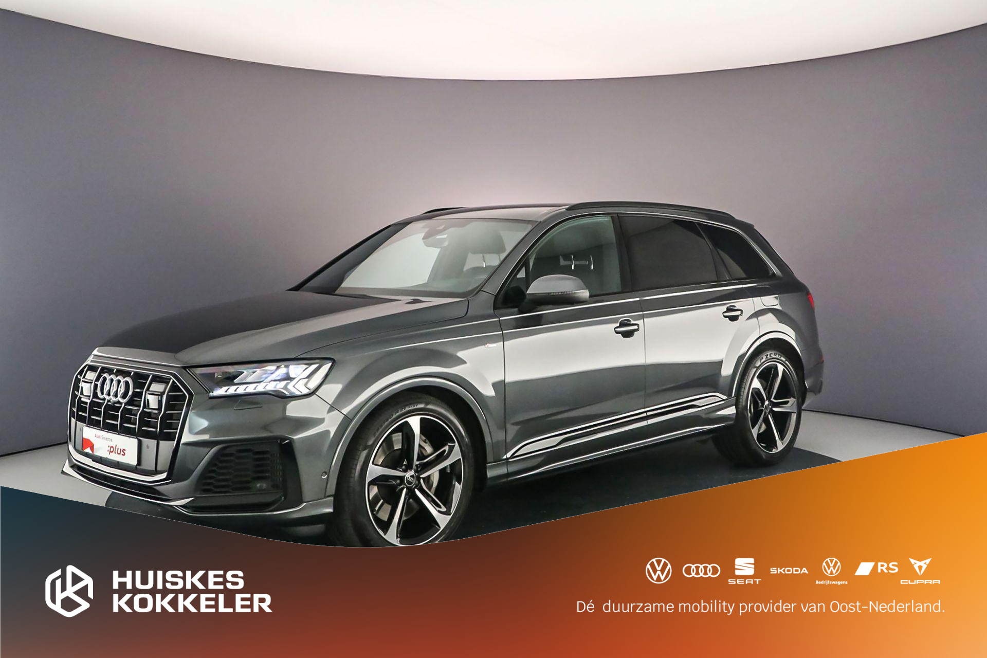 Audi Q7 55 TFSI e quattro Pro Line S | B&O | Head UP | Matrix LED | Trekhaak | Tour Pack | S Line | 21 inch |