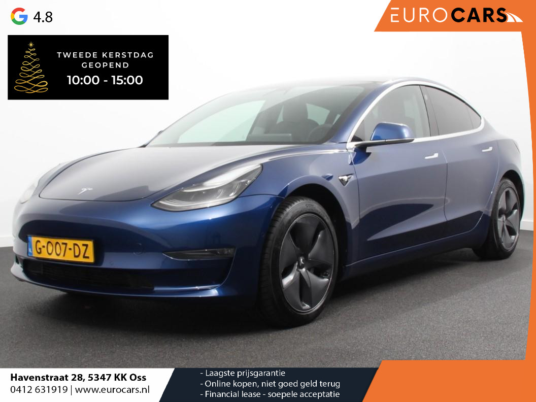 Tesla Model 3 Long Range AWD 75 kWh 346 pk | Leder | Panorama dak | Camera | PDC VA | Navigatie | Stoelverwarming |LED 18"LM Velgen