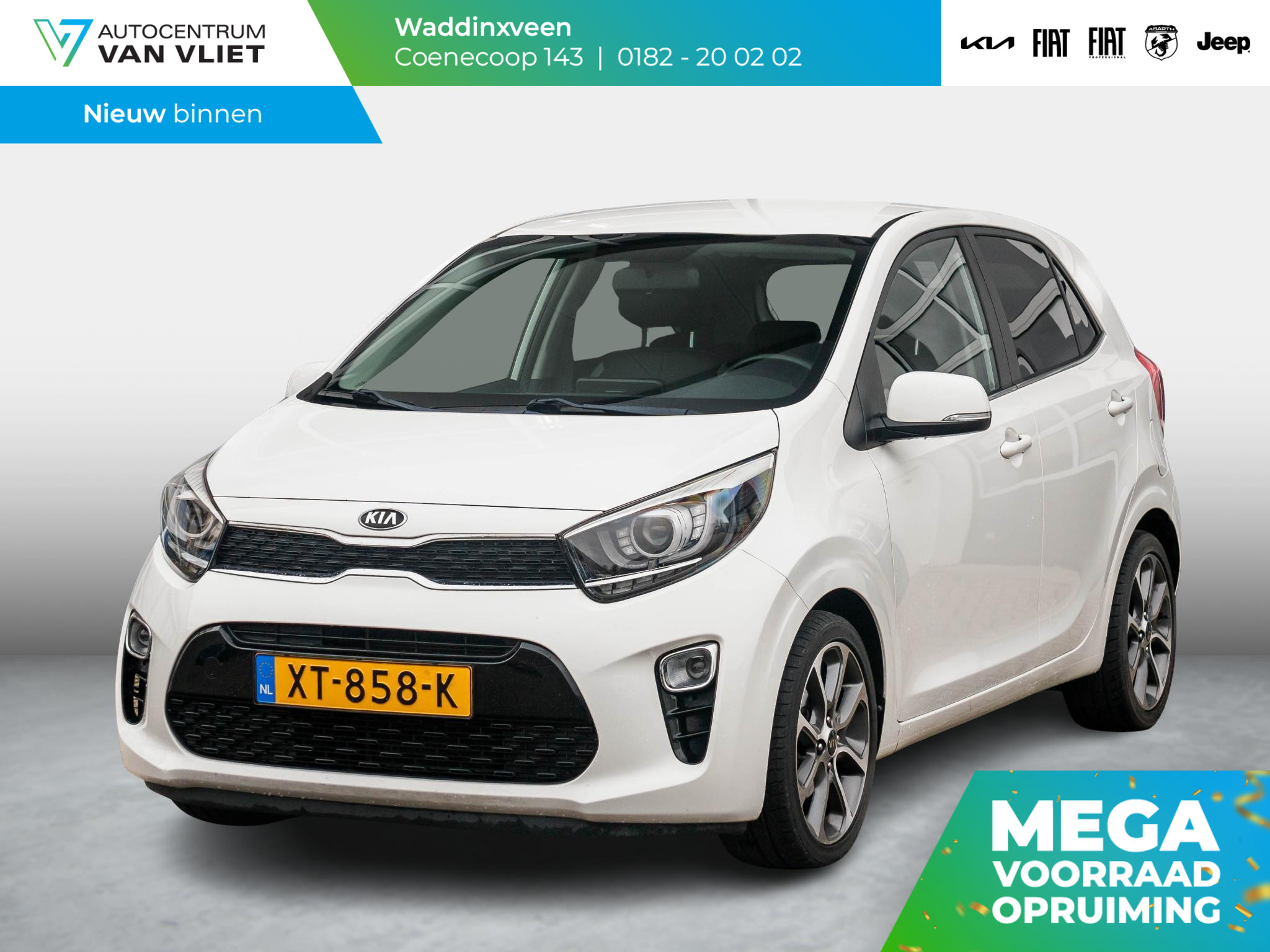 Kia Picanto 1.0 CVVT Design Edition l navi l 16inch LM l Lederen bekleding l