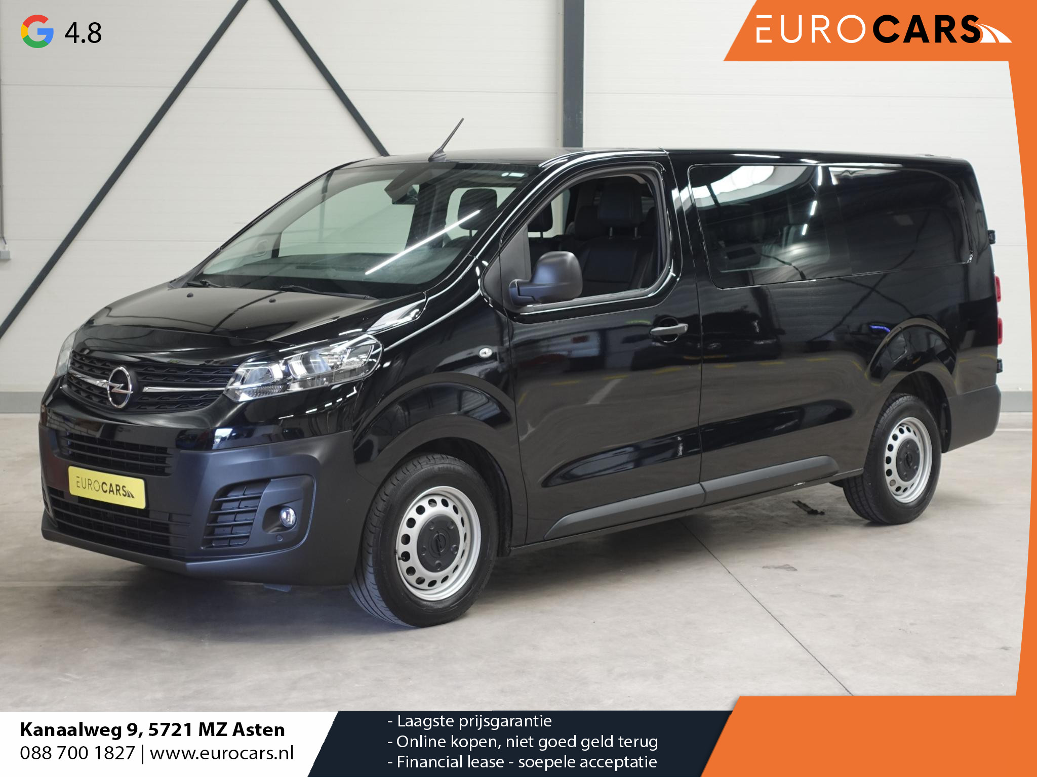 Opel Vivaro 1.5 CDTI L3H1 Dubbele Cabine Edition Airco Navigatie Bluetooth Parkeersensoren 6-Zits Camera