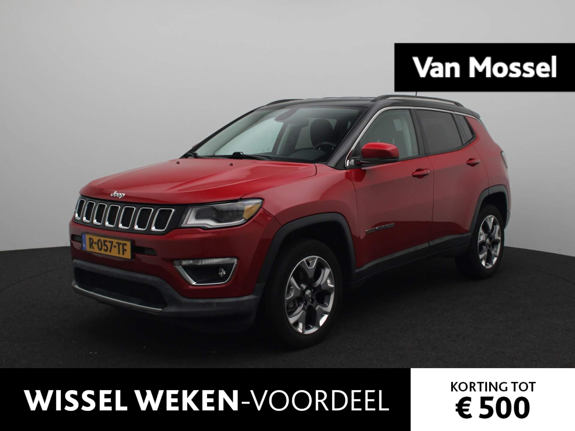 Jeep Compass 4x4 | Navigatie | Half leder | Camera | 4x4 180PK | Climate control