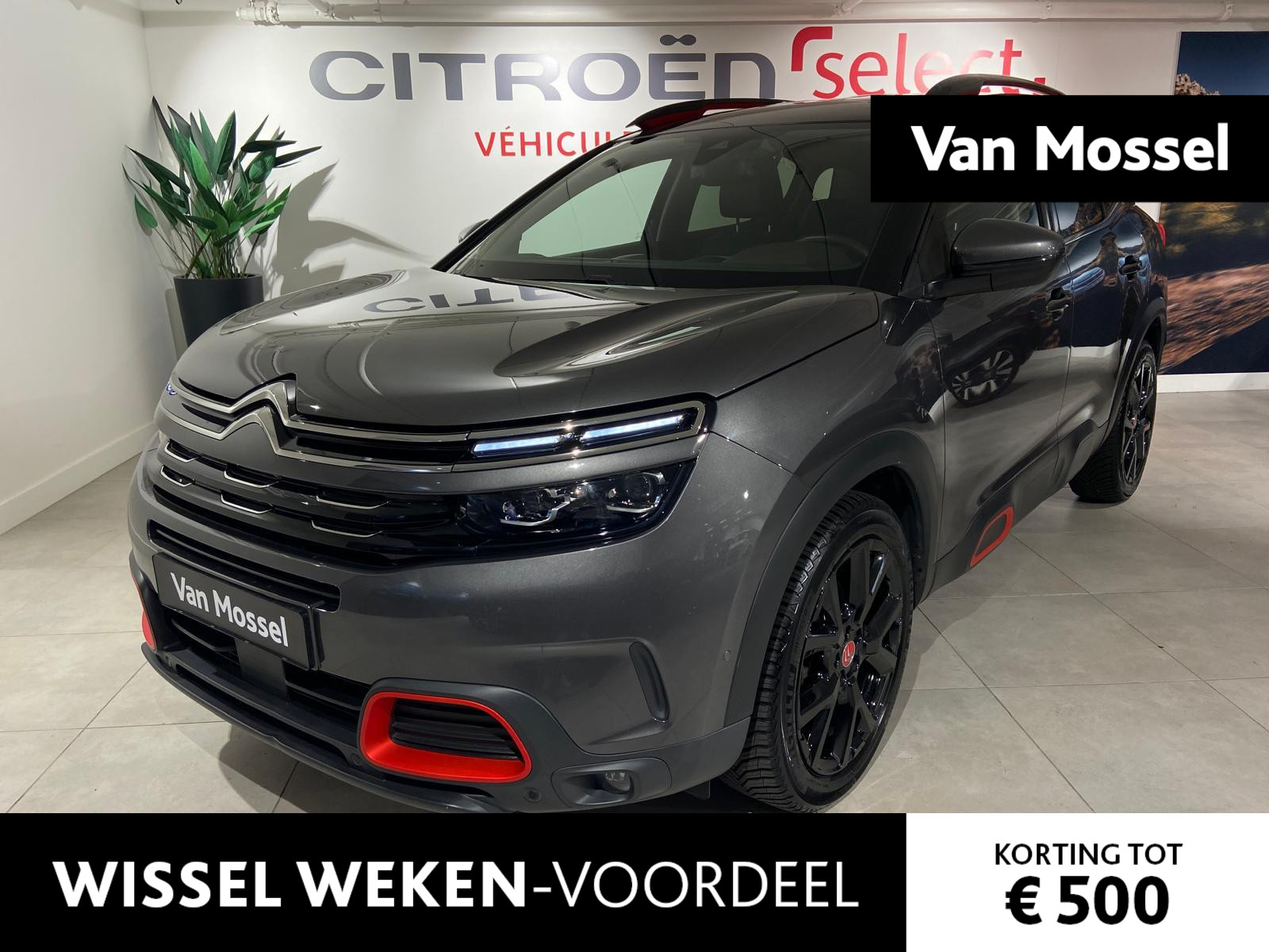 Citroën C5 Aircross 1.6 PureTech Shine | Automaat | Lederen bekleding met memory | Trekhaak | Camera| Zeer compleet!