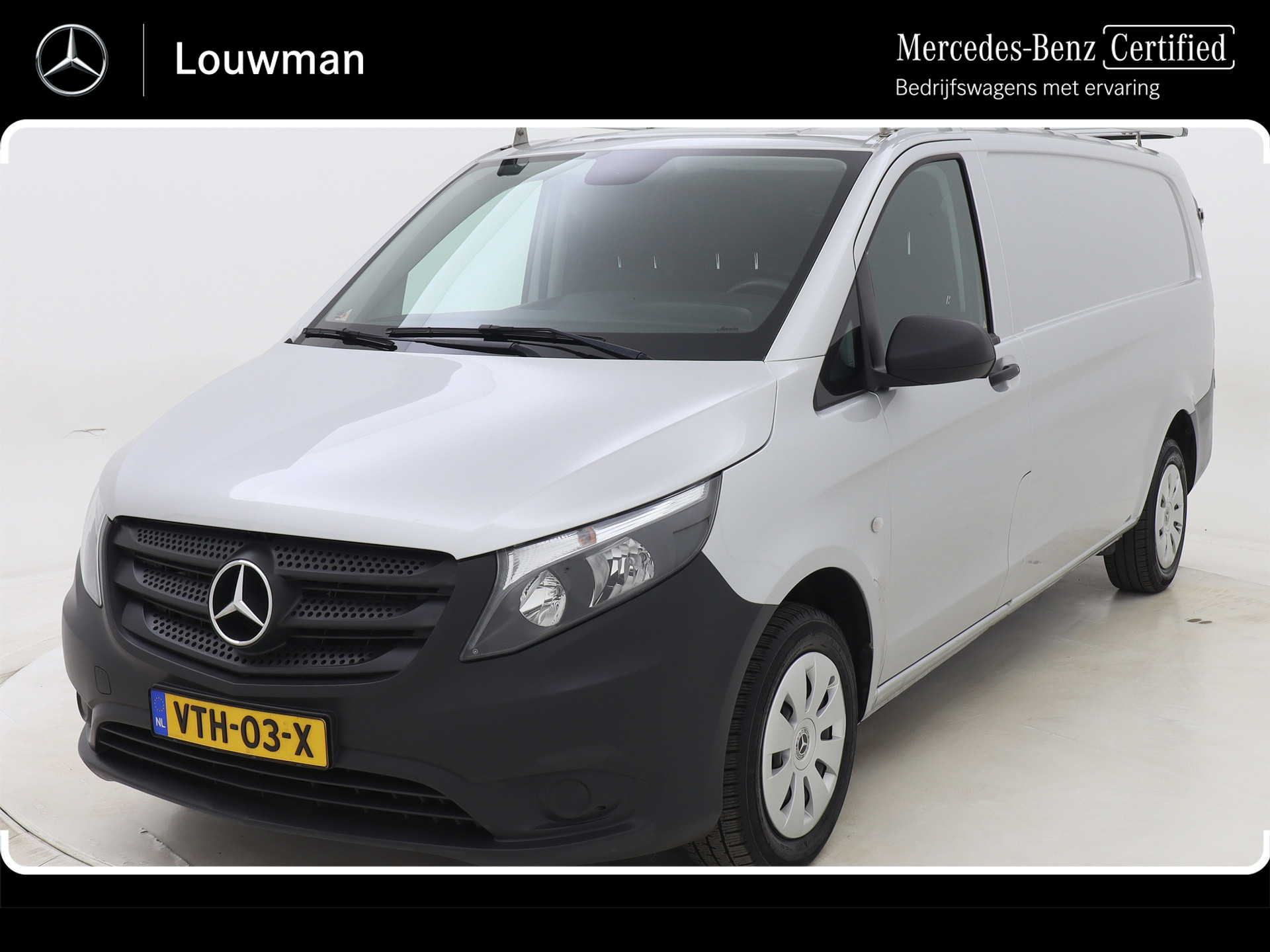 Mercedes-Benz Vito 110 CDI Extra Lang Trekhaak Betimmering Bluetooth Imperiaal Brilliant Silver Metallic