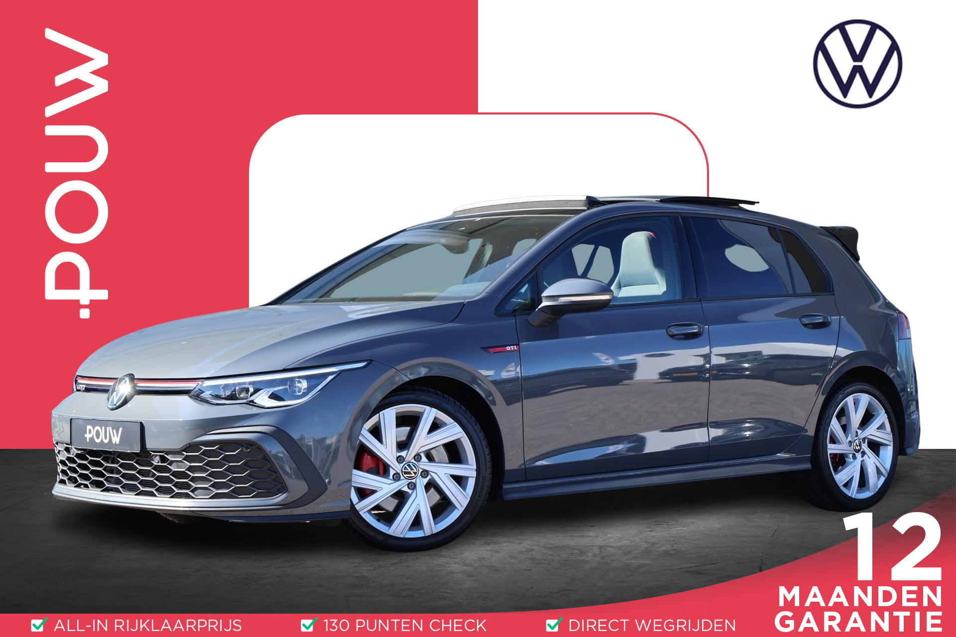 Volkswagen Golf GTI 2.0 TSI 245pk DSG | Panoramadak | Navigatie | PDC | Adaptieve Cruise Control