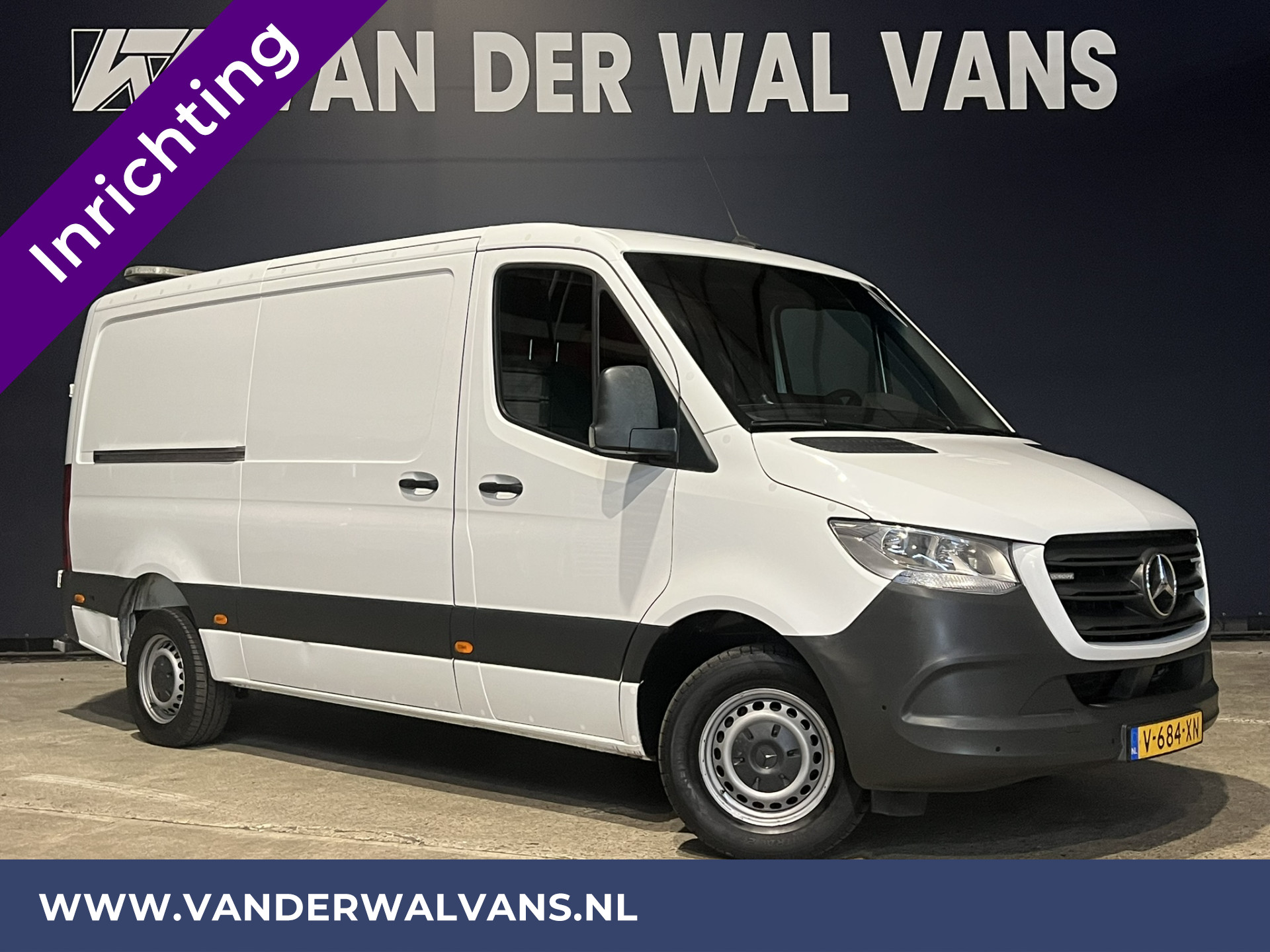 Mercedes-Benz Sprinter 316 CDI 164pk 3500kg Trekhaak L2H1 inrichting Euro6 Airco | Omvormer | Camera Apple Carplay, Android Auto, Cruisecontrol, Parkeersensoren