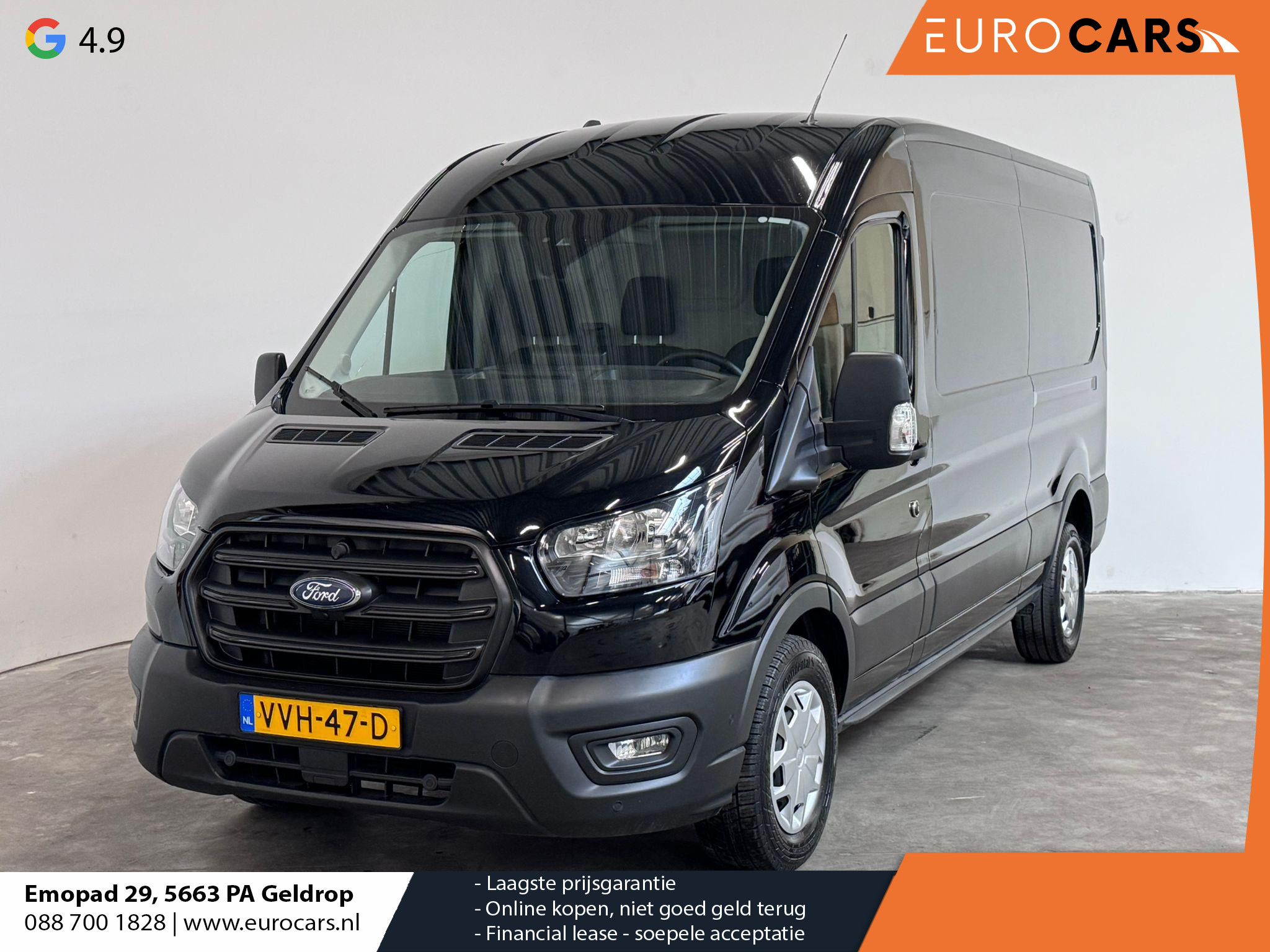 Ford Transit 330 2.0 TDCI L3H2 Trend Automaat Airco Navigatie Camera Trekhaak Cruise Control