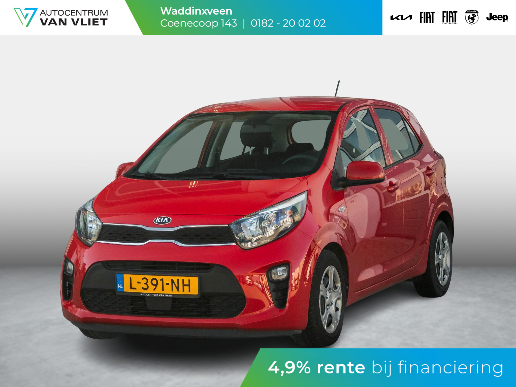 Kia Picanto 1.0 DPi ComfortLine l Airco l Bluetooth l Isofix