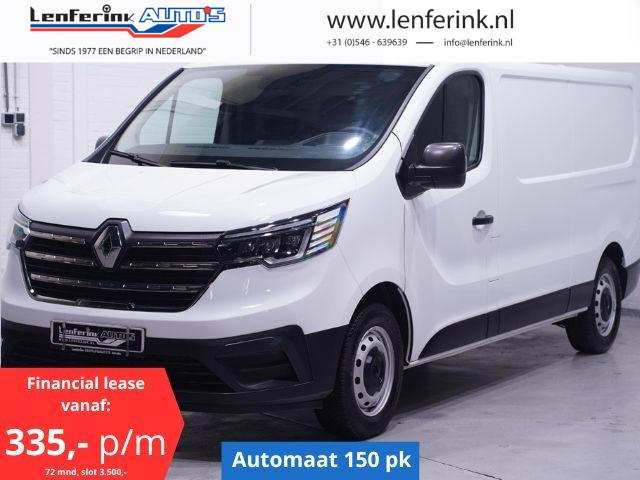 Renault Trafic 2.0 Blue dCi 150 pk Automaat L2H1 Camera, Trekhaak LED Koplampen, Keyless Entry, Laadruimte Pakket, 3-Zits